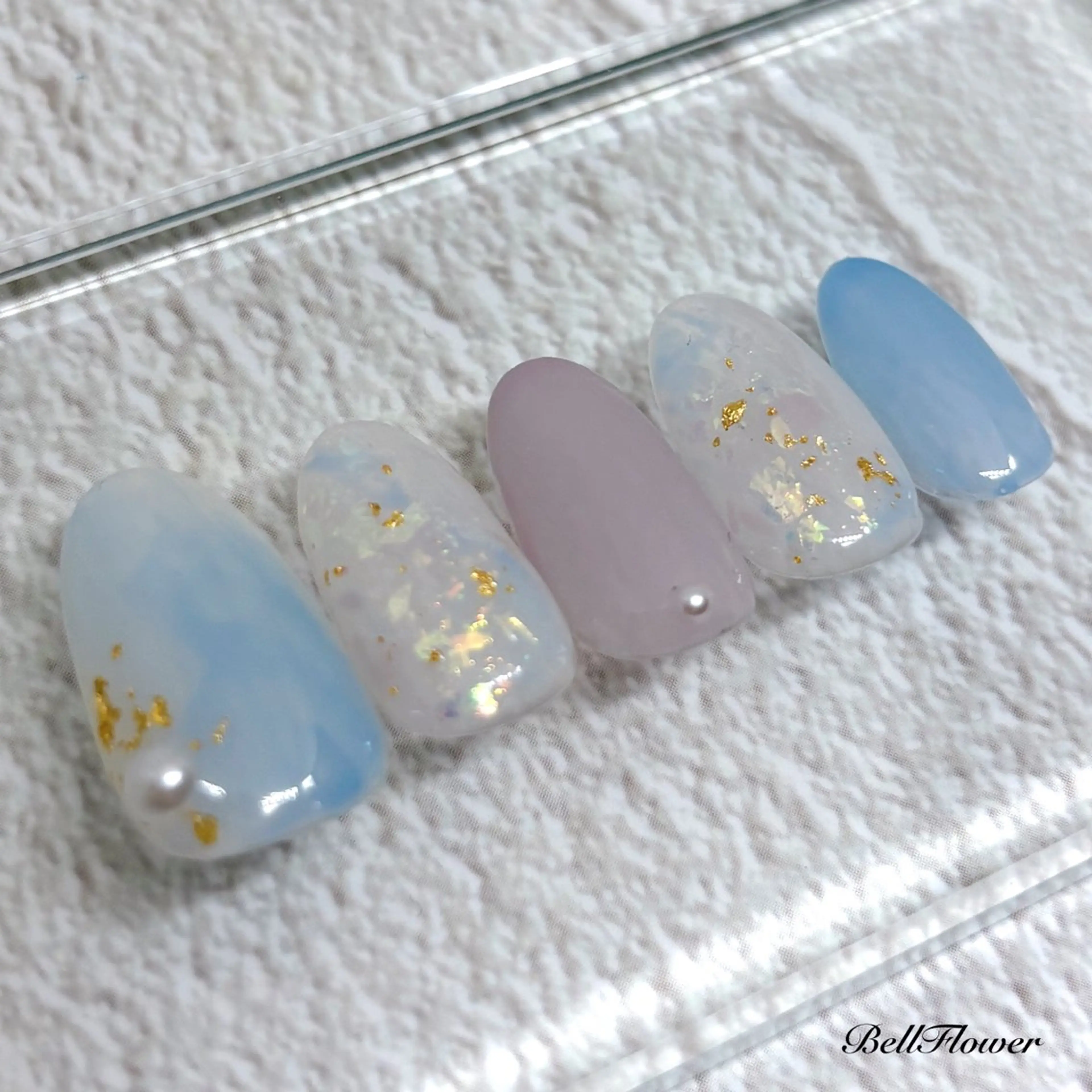 ネイル ハンドネイル Bell Flowerのネイルデザイン