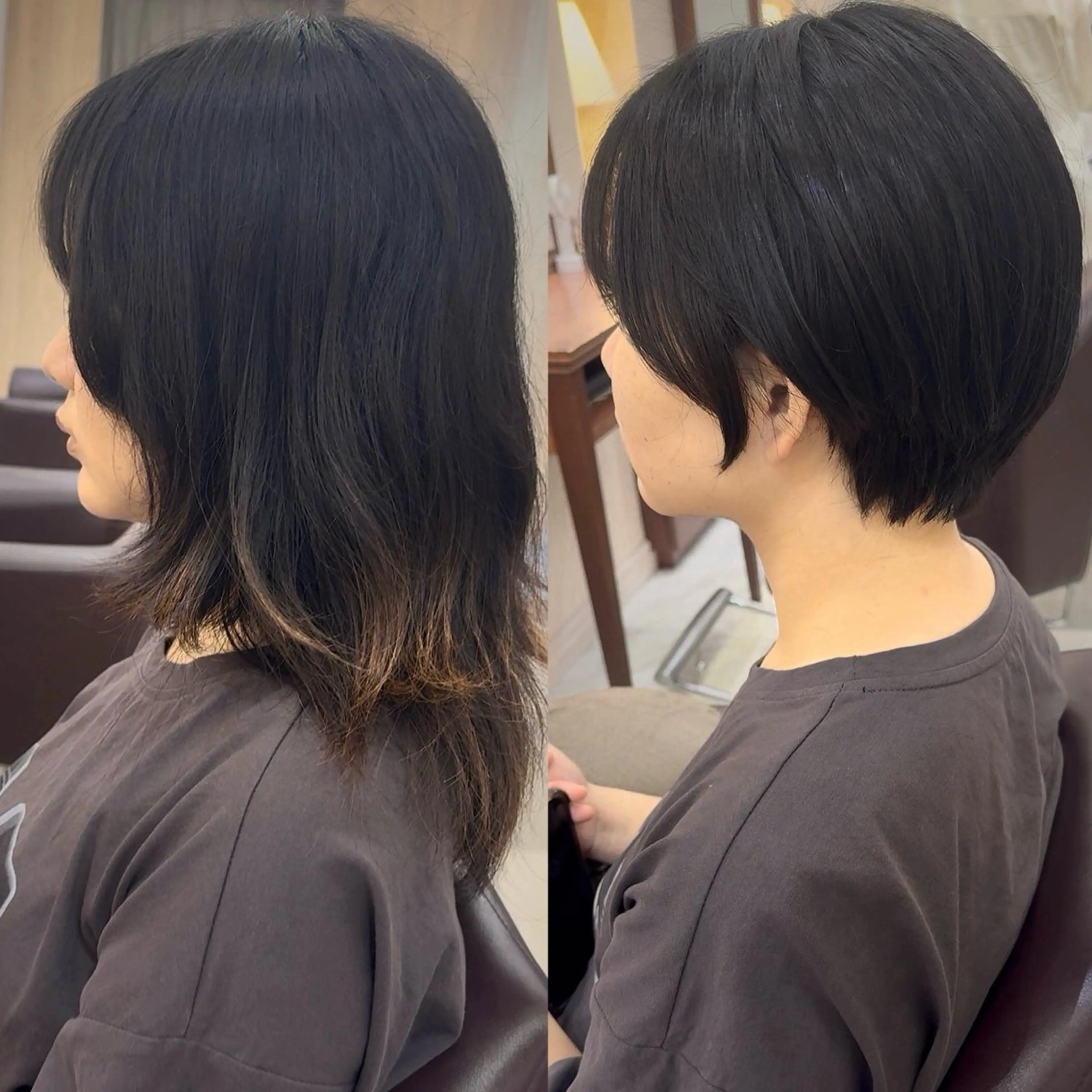 ショート 【ショート/ボブ 丸みショート】深萱のヘアスタイル