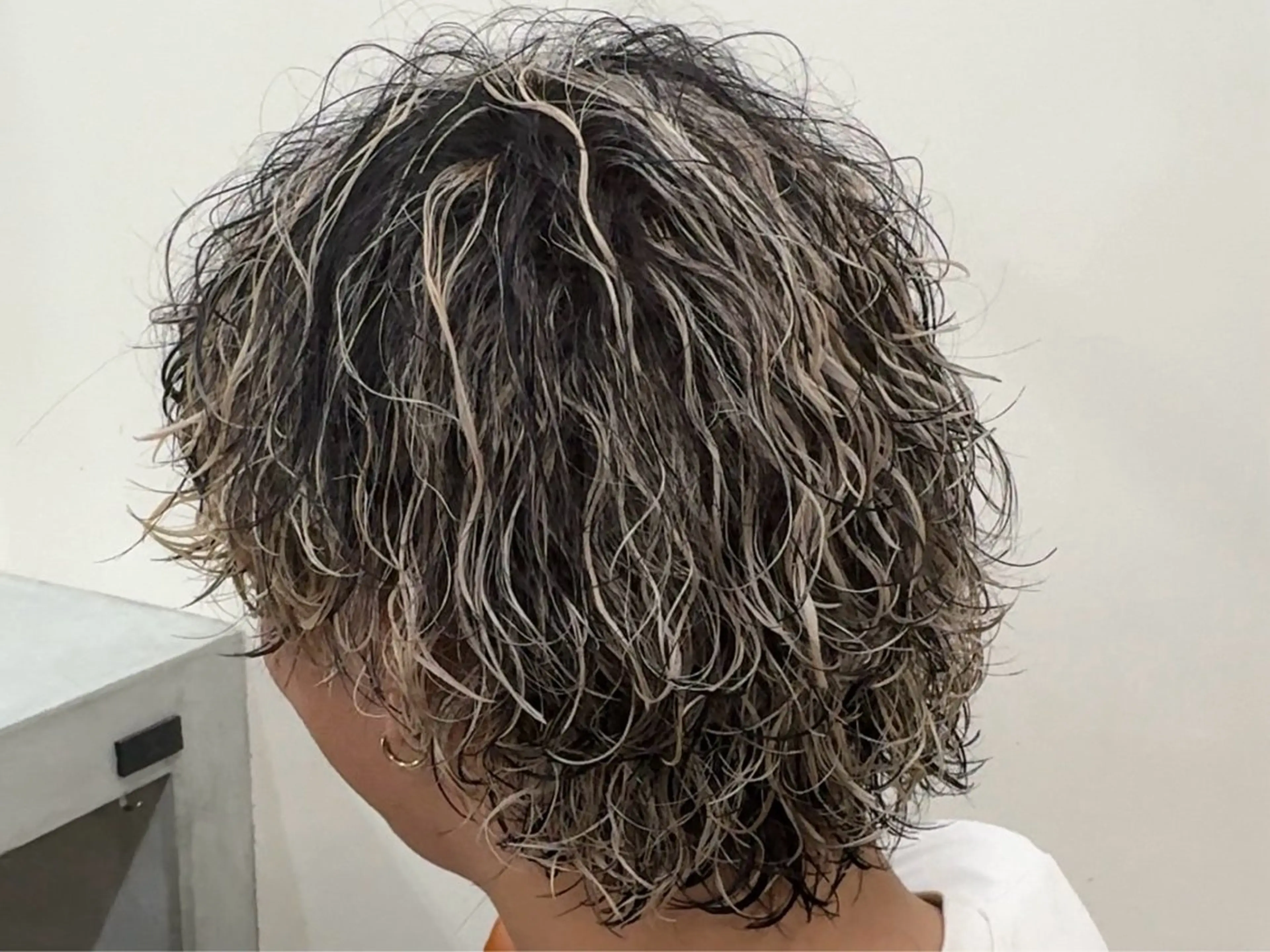 ミディアム メンズ カット パーマ パーマ/京都駅 /メンズ/藤井 翔のヘアスタイル