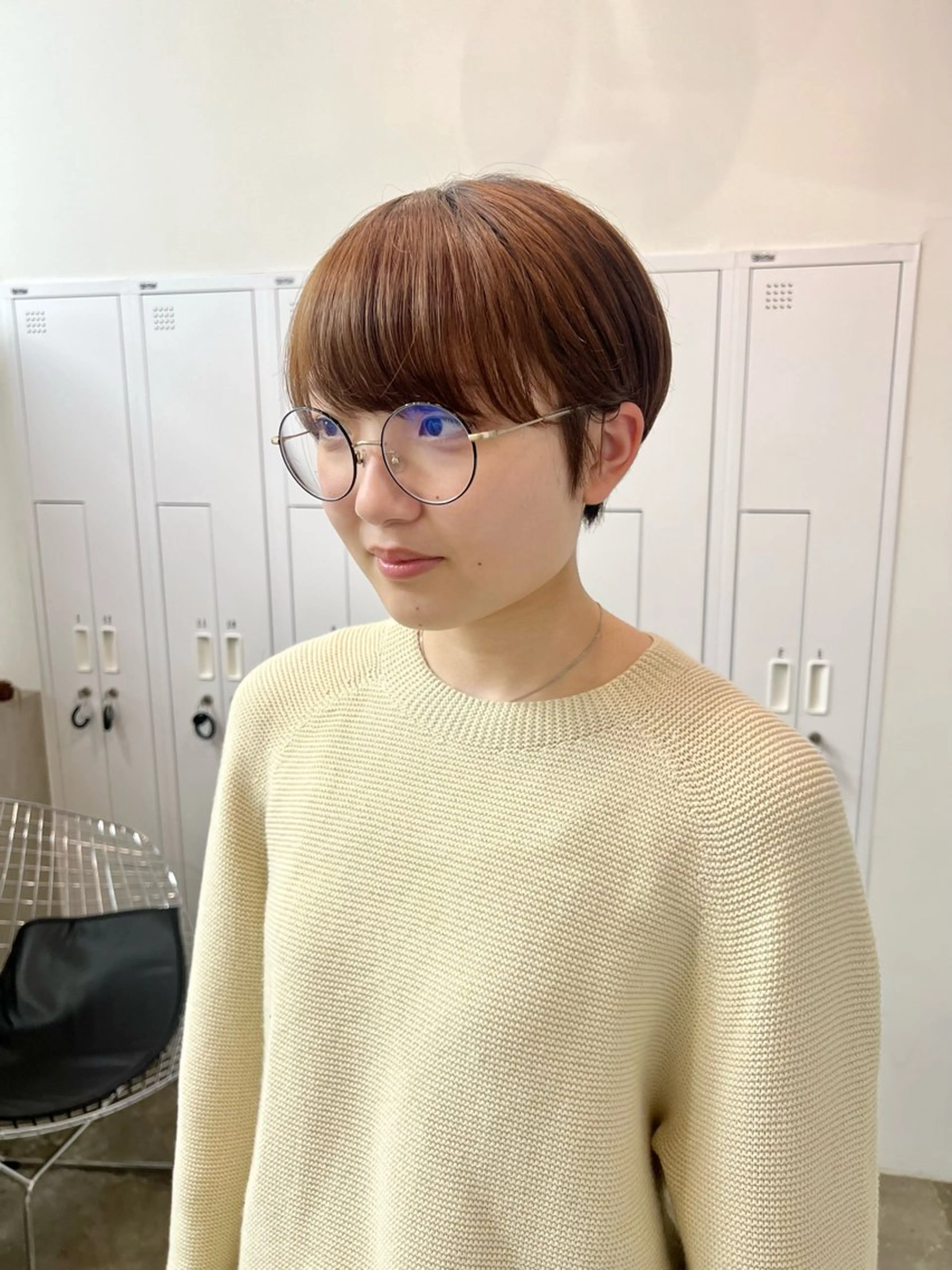 ショート カット ヘアカラー トリートメント 近藤 千裕のヘアスタイル