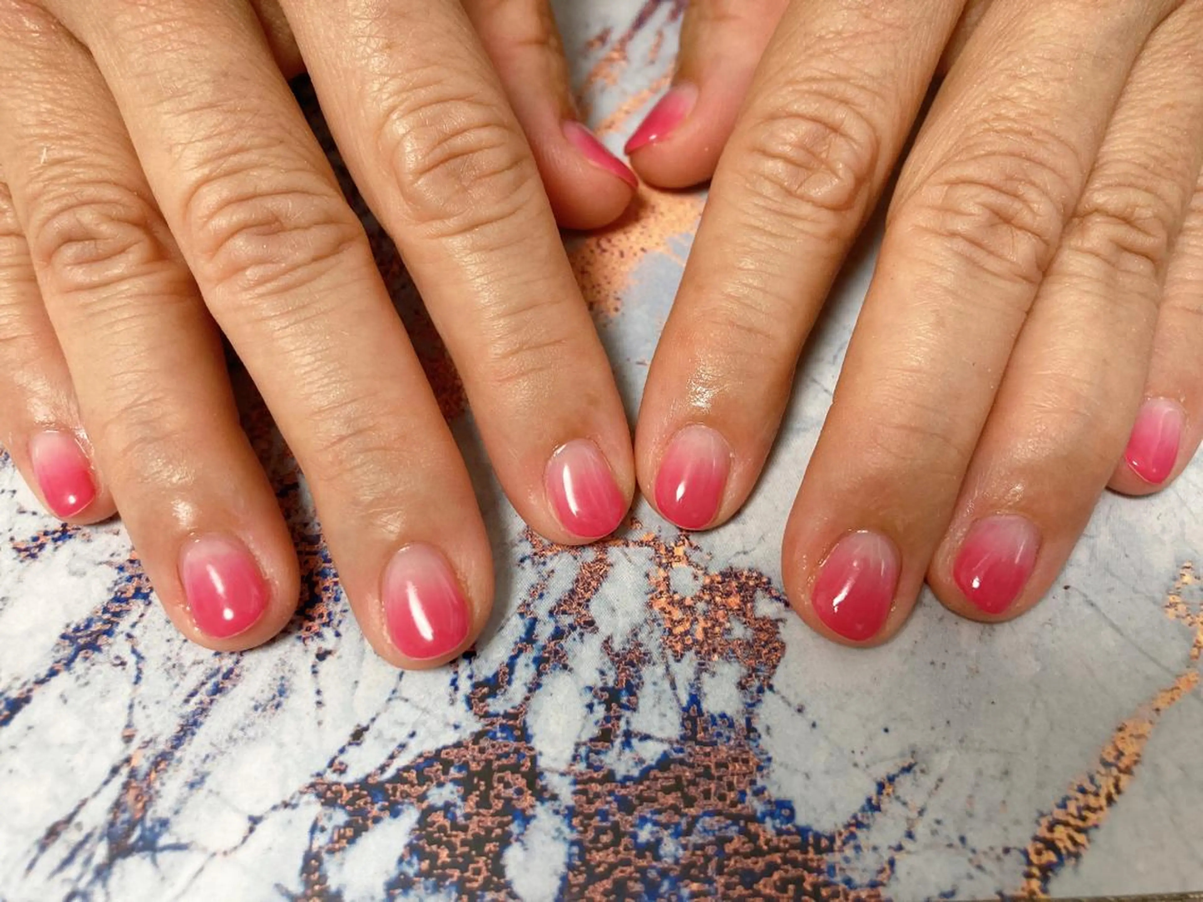 ネイル ピンク mogunail &blowのネイルデザイン