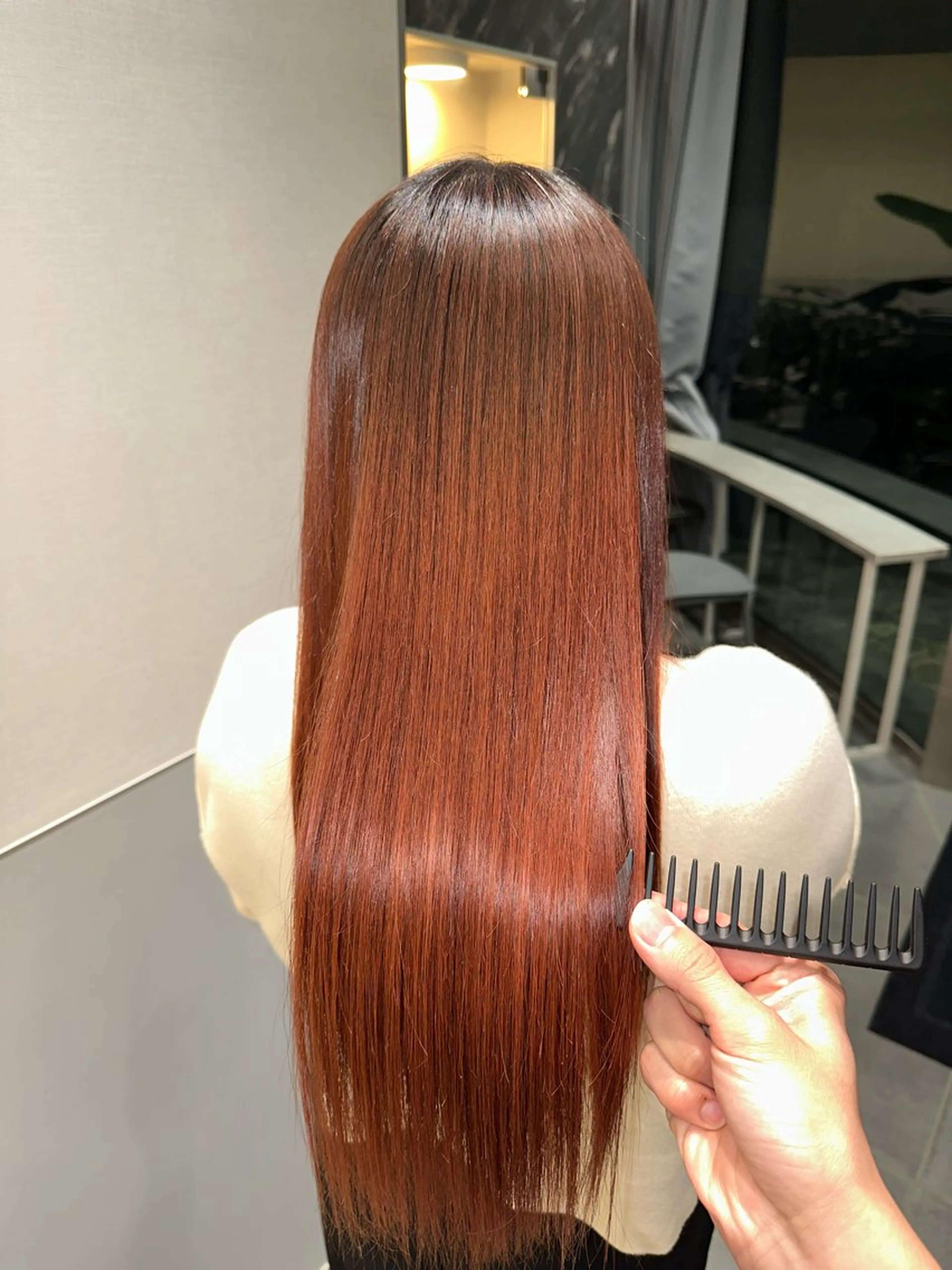 セミロング 美髪特化✨ 伊織✨縮毛矯正✨のヘアスタイル