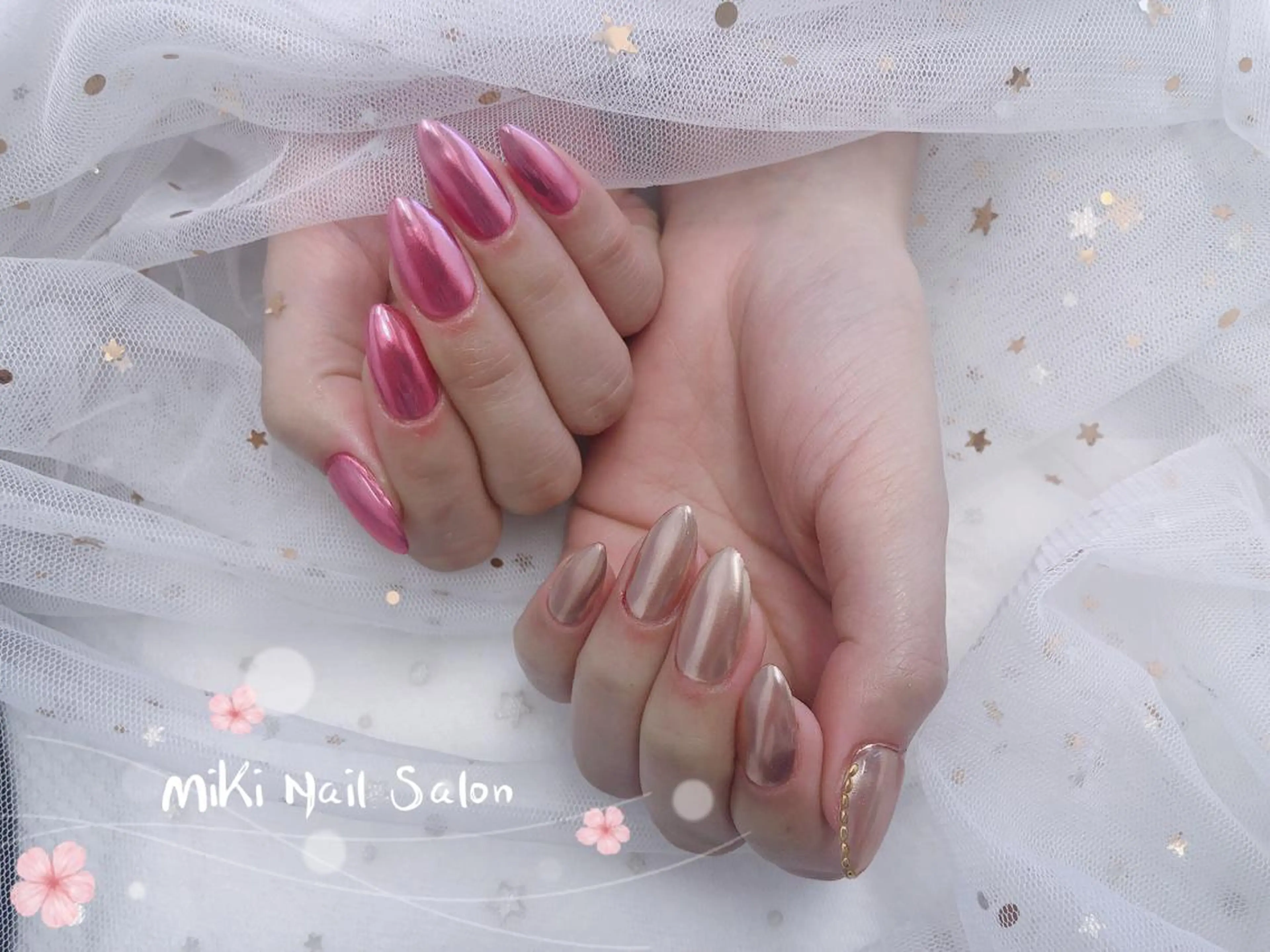 ネイル MiKi Nai池袋 長さだし得意のネイルデザイン