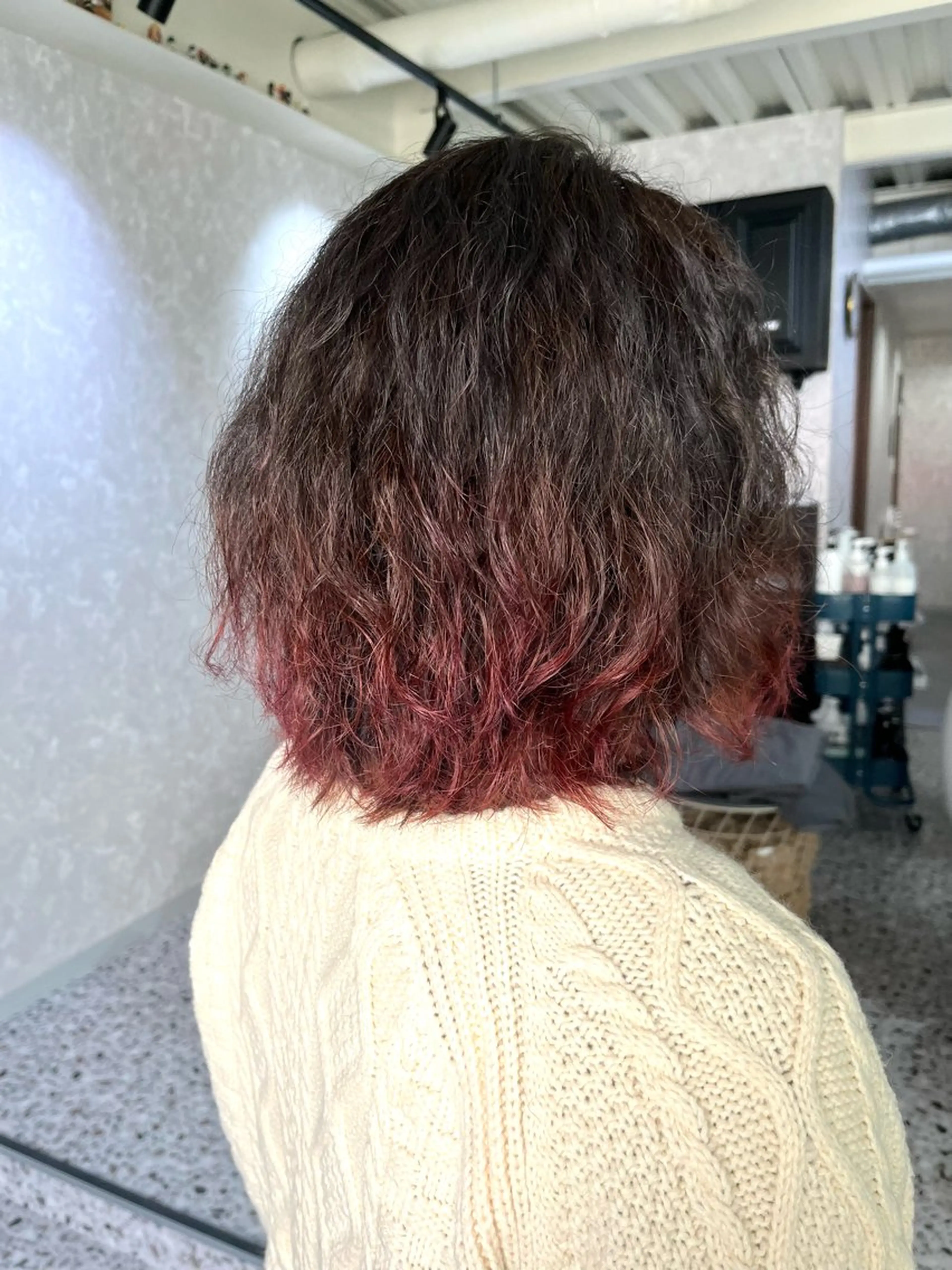 ミディアム 池田 真衣のヘアスタイル