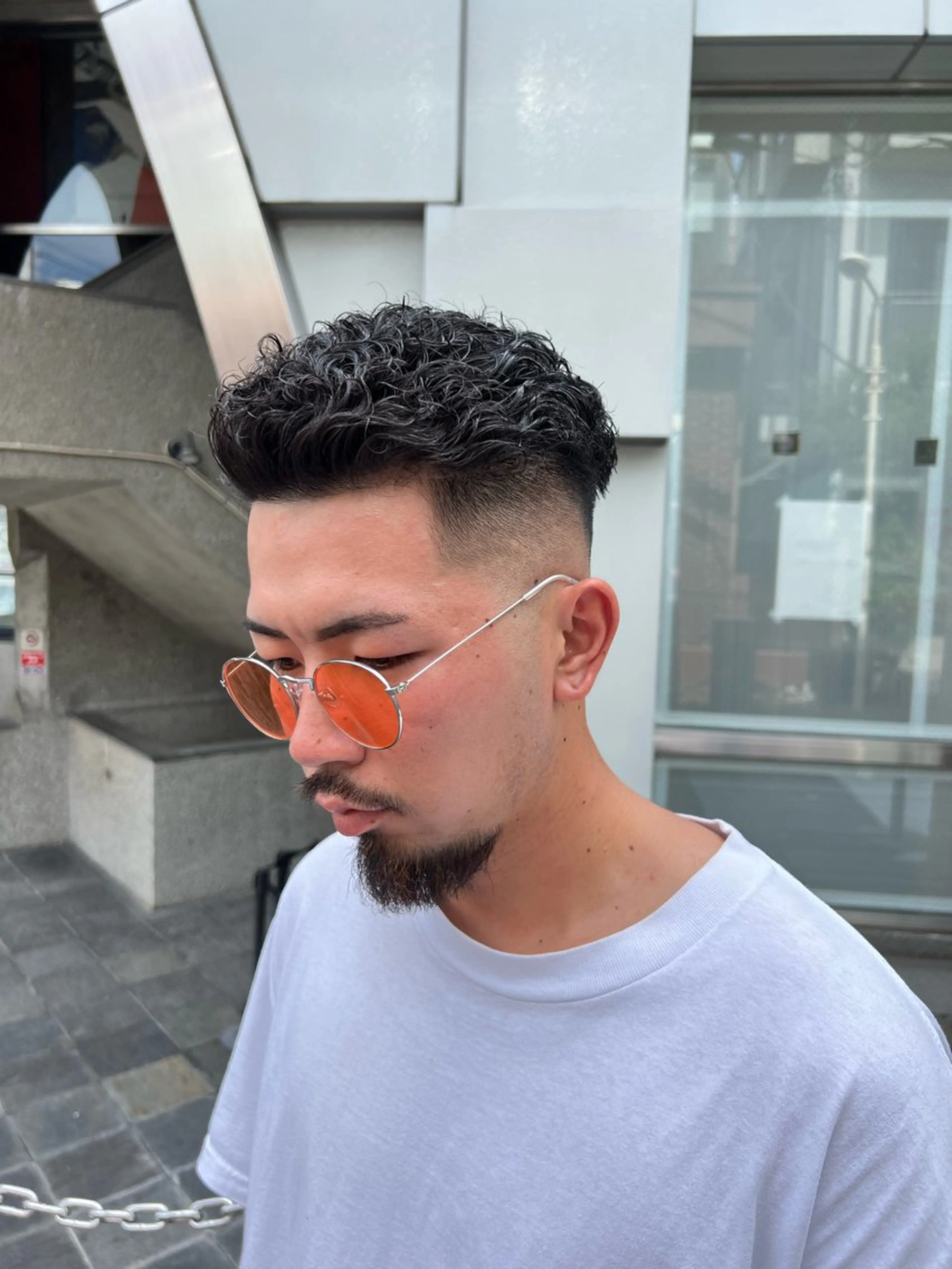 ショート パーマ 豊崎 佑輔のヘアスタイル