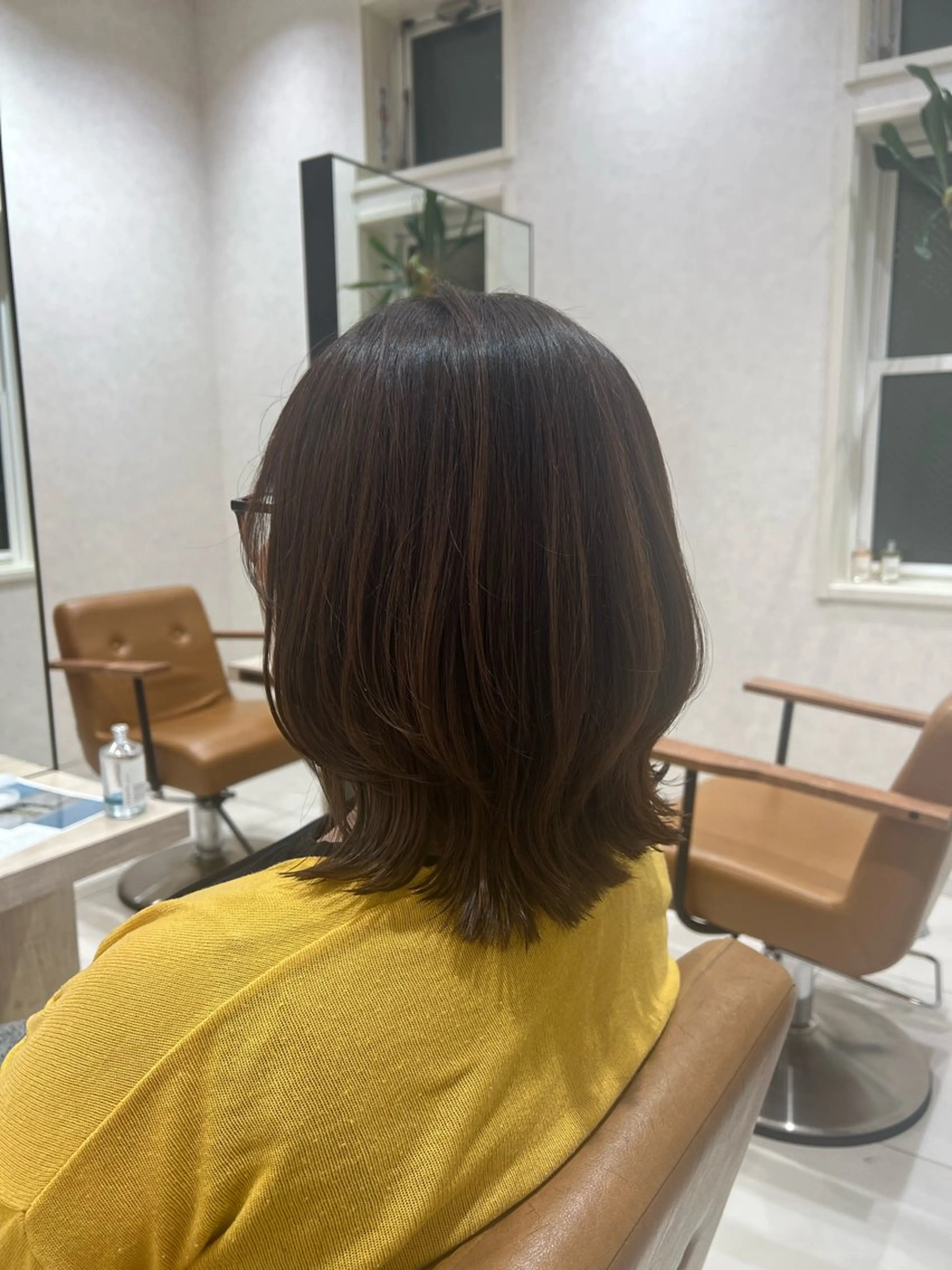 ミディアム メンズ特化フェザー パーマ🚗タケシのヘアスタイル