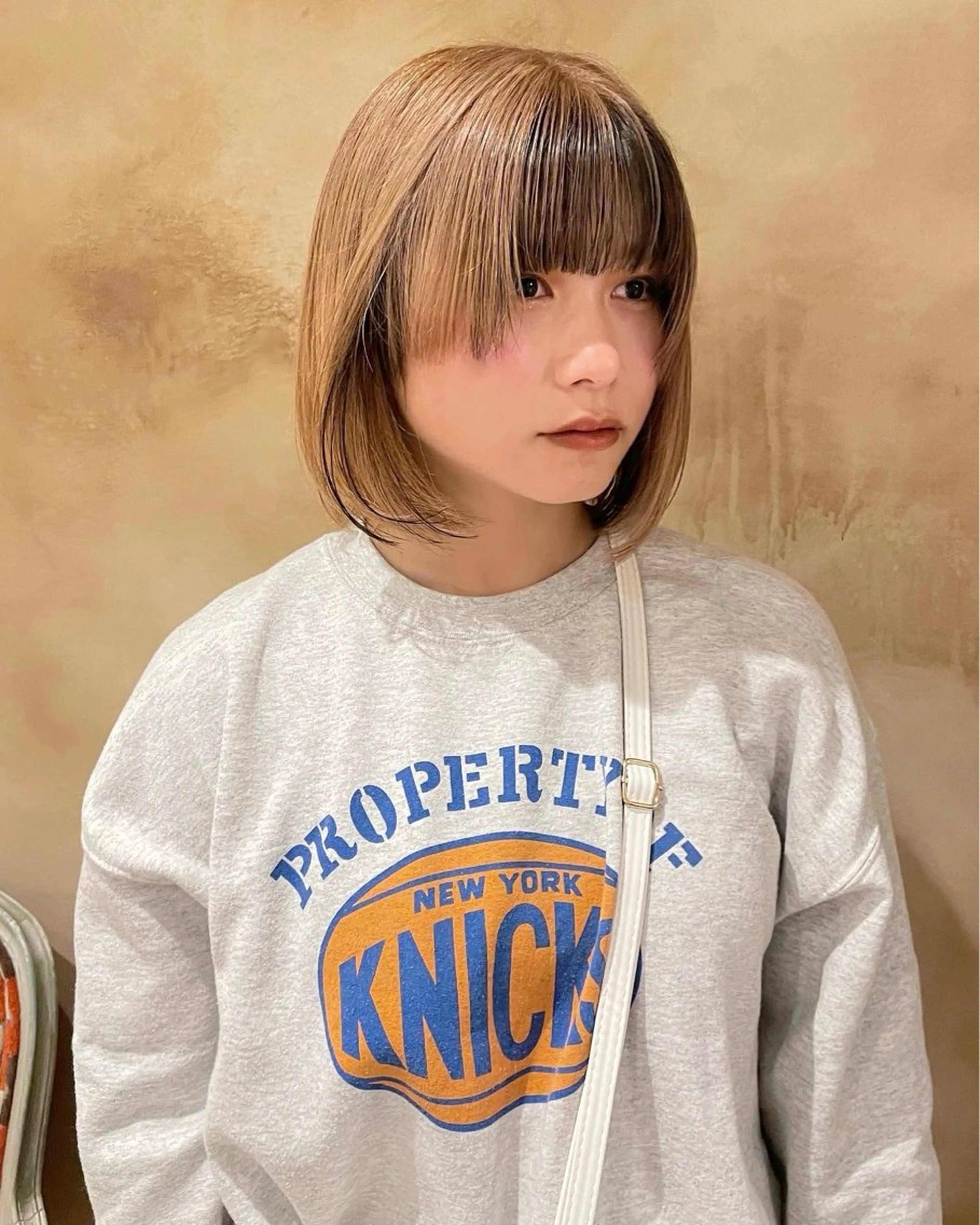 ミディアム カラー Zina難波/ 韓国ヘア🐰mikuのヘアスタイル