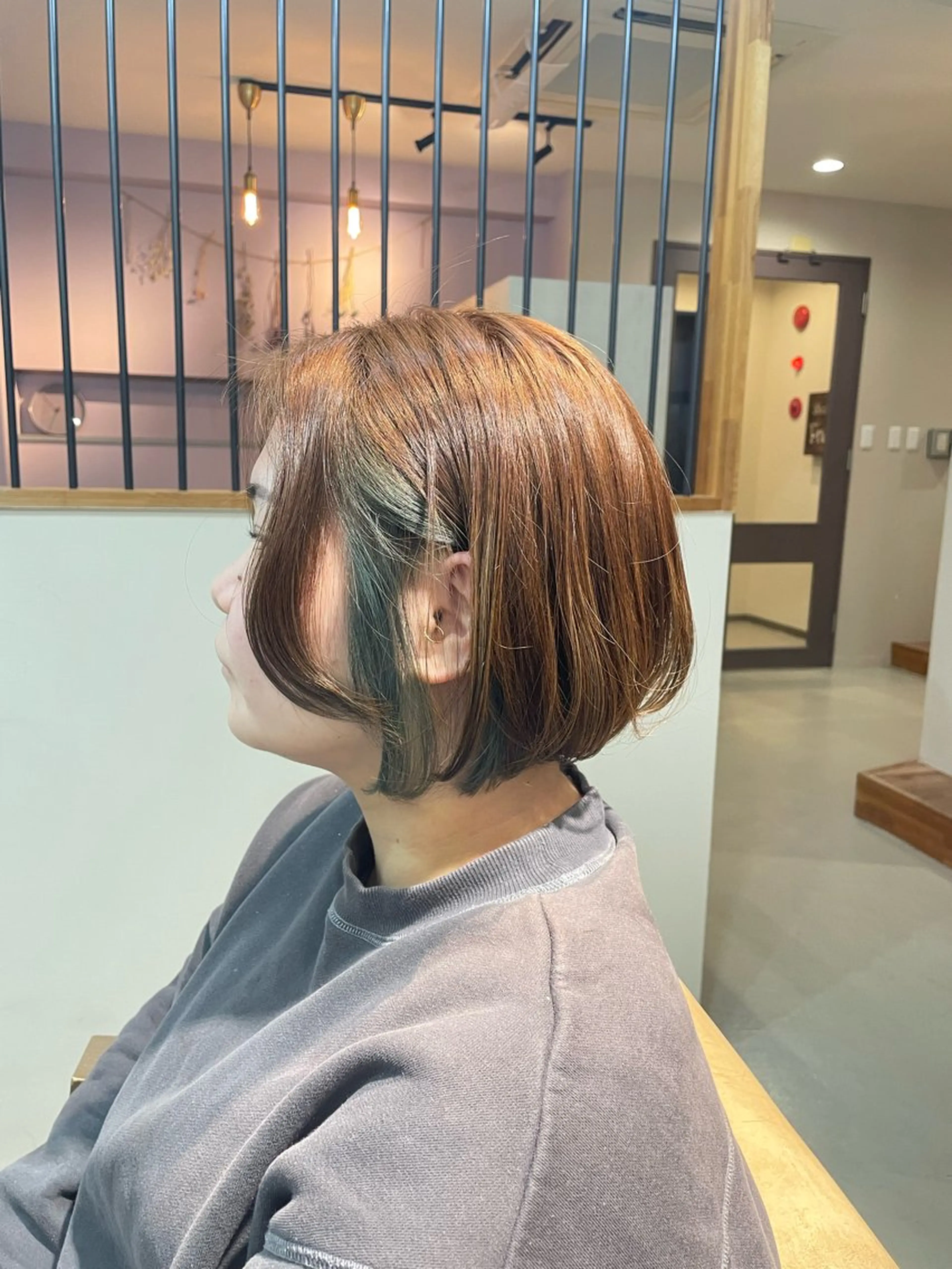 ショート カラー ヘアカラー 清水 保博のヘアスタイル