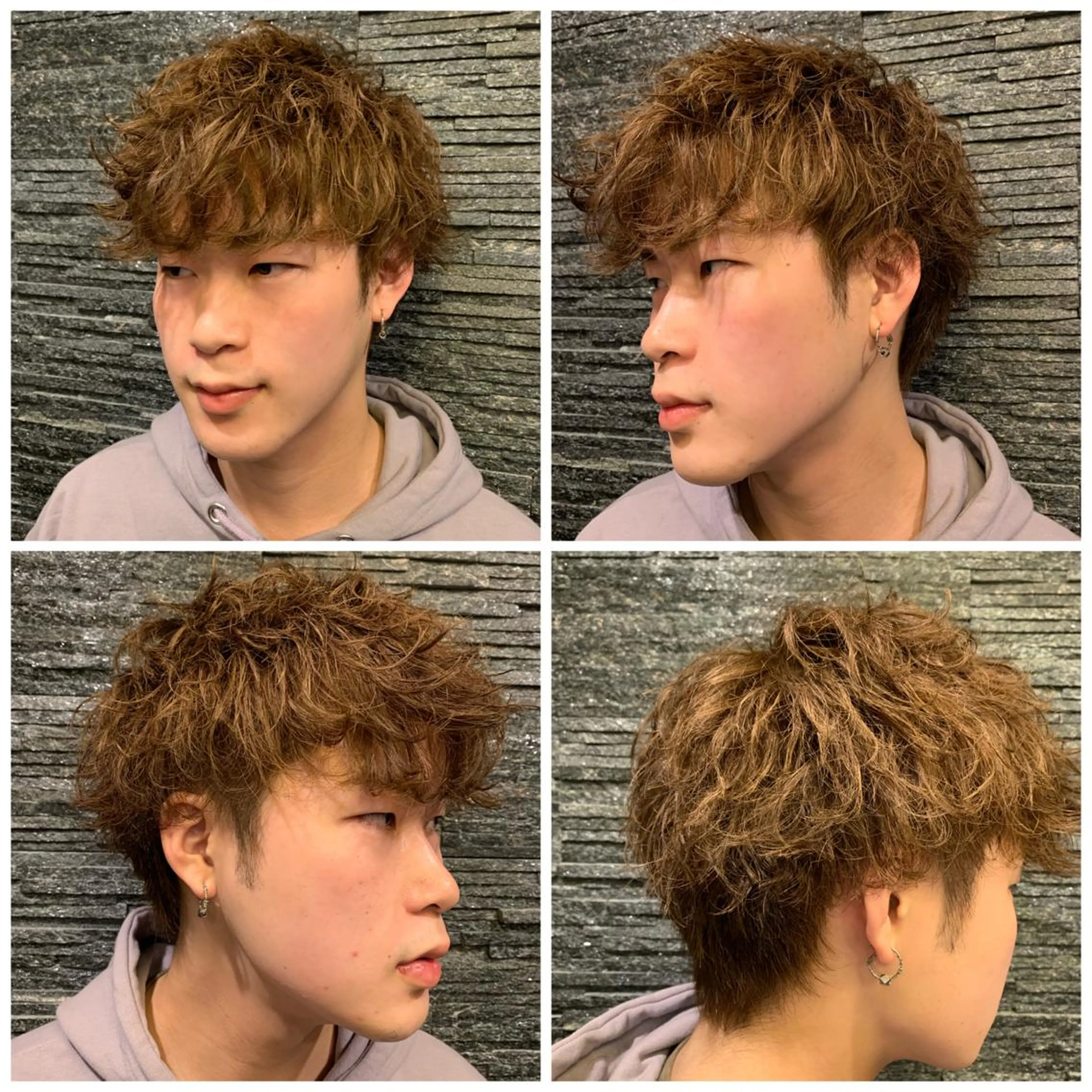 ミディアム カラー 高橋 大輔のヘアスタイル