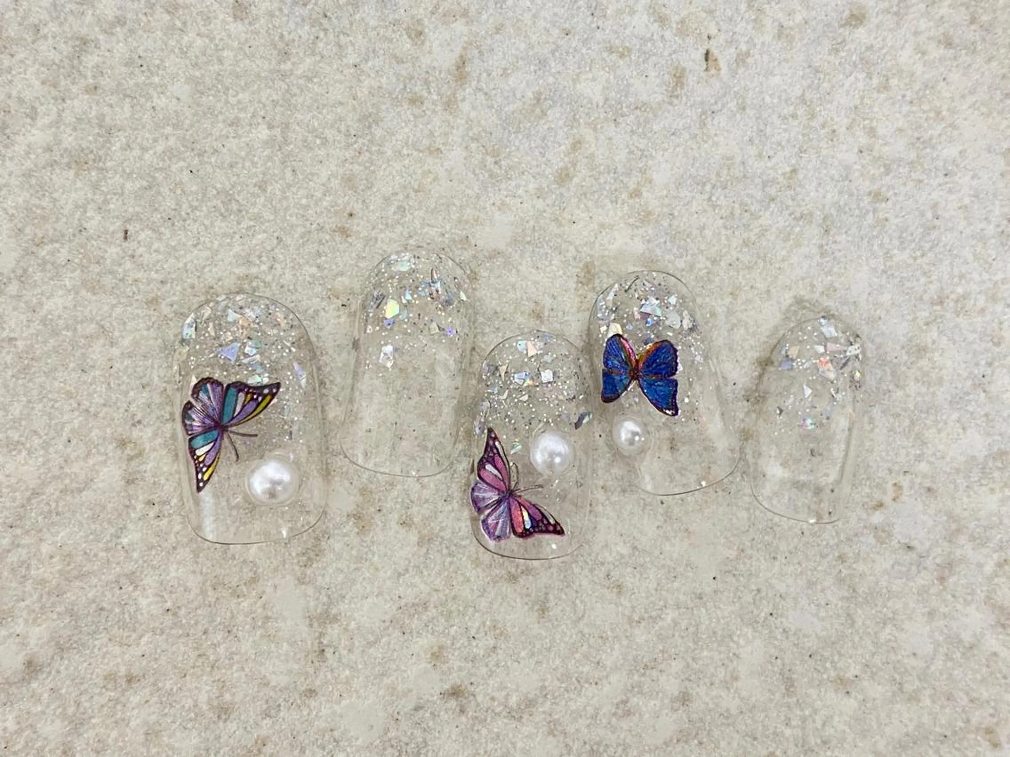 ネイル グラデーション ラメ(グリッター) ラメグラデーション MOMO nailのネイルデザイン