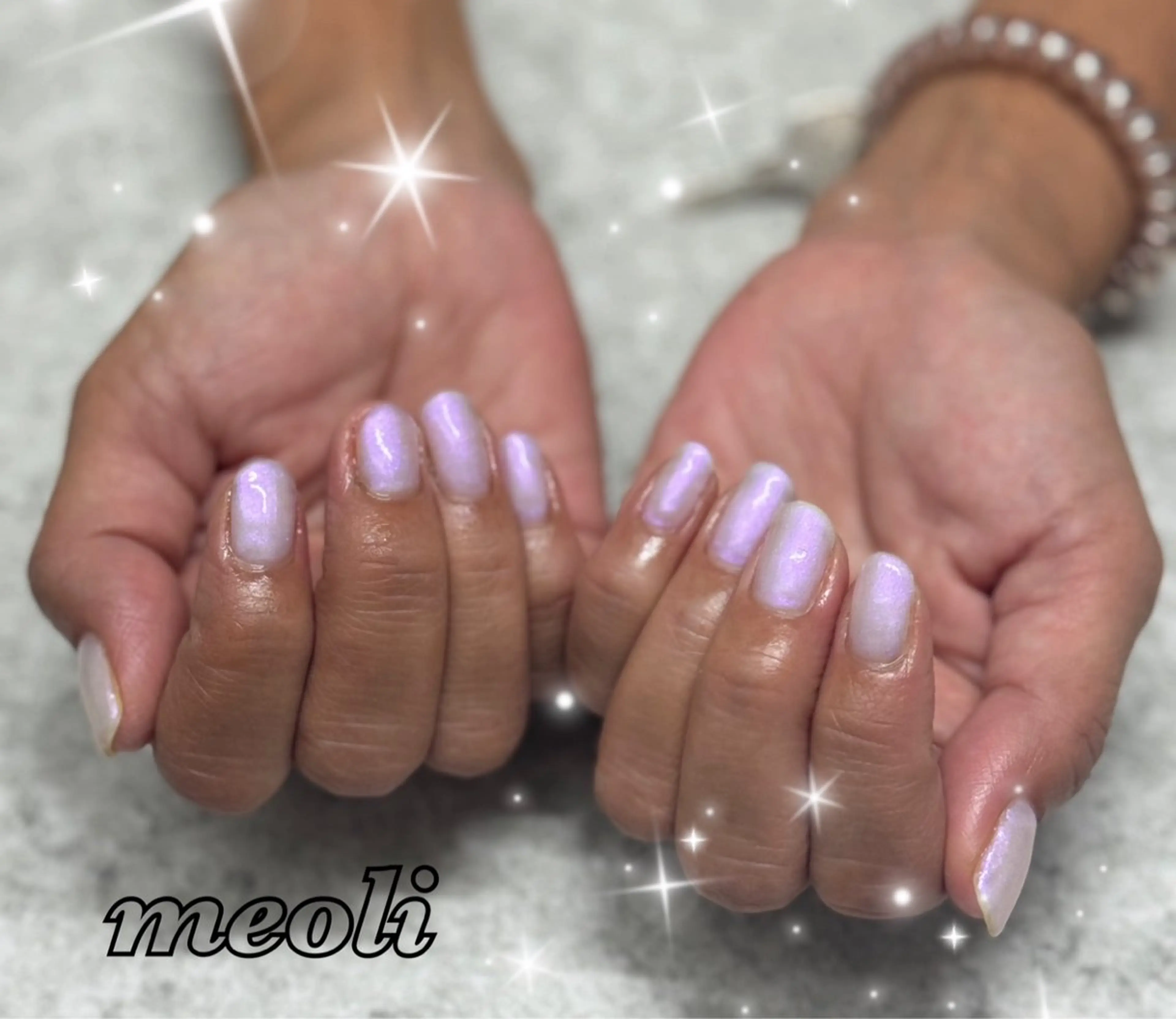 ネイル ワンカラーネイル nail salon meoli ヒトミのネイルデザイン