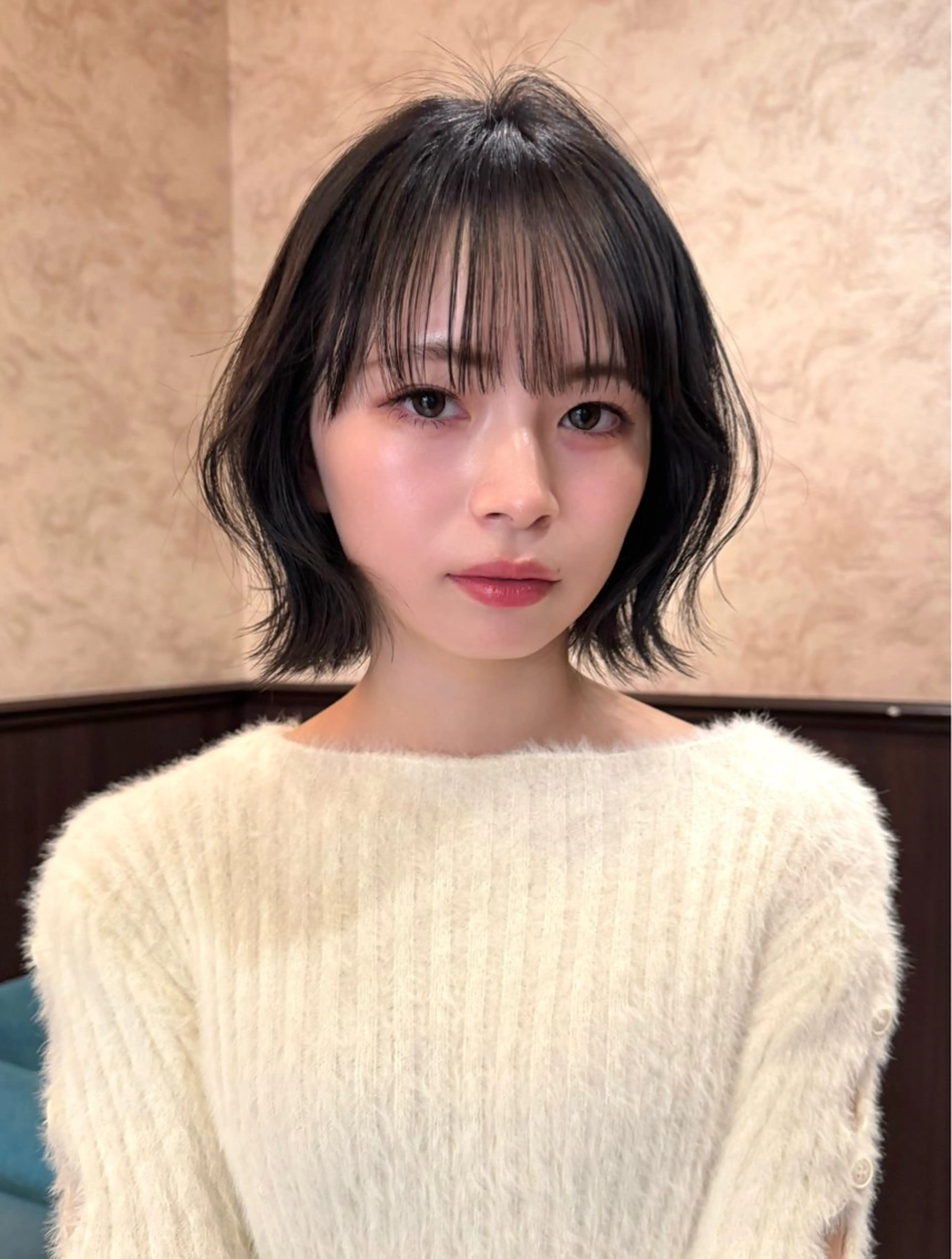 ショート カット ヘアカラー トリートメント ボブ/透明感カラー /艶髪/しなる🌷のヘアスタイル