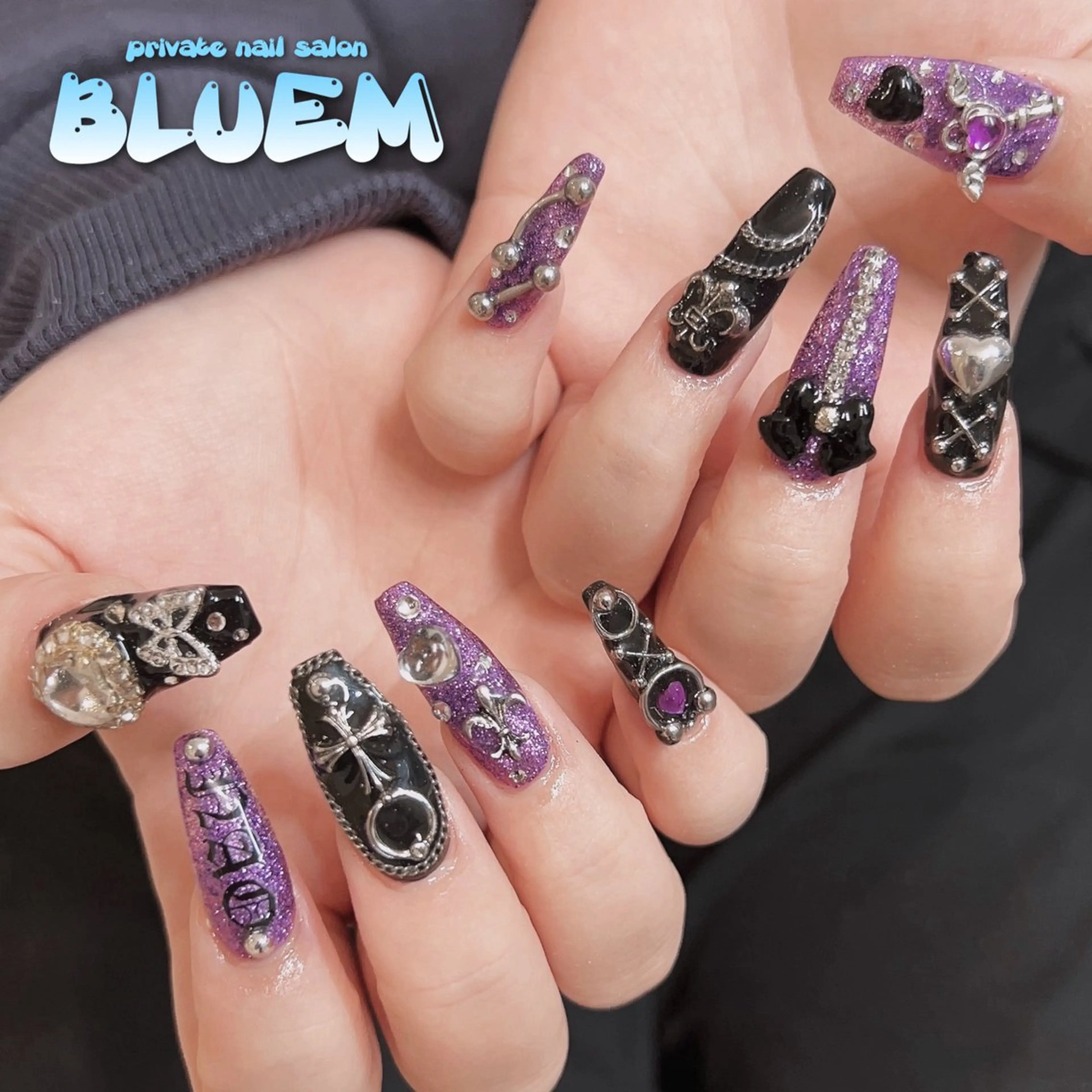 ネイル ハンドネイル BLUEM なな🐶のネイルデザイン