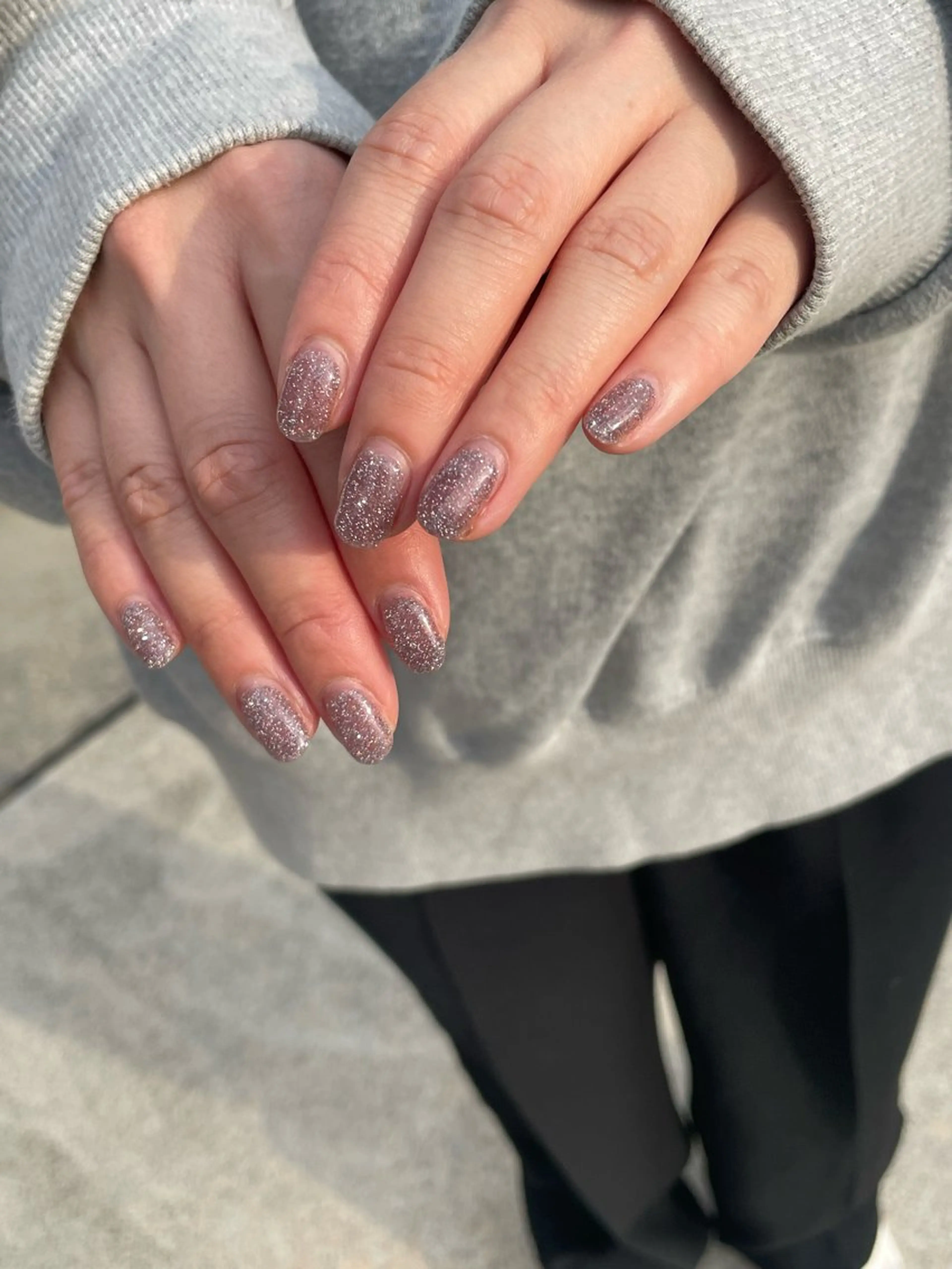 ネイル フラッシュネイル ラメ(グリッター) ハンドネイル anny ／あにのネイルデザイン