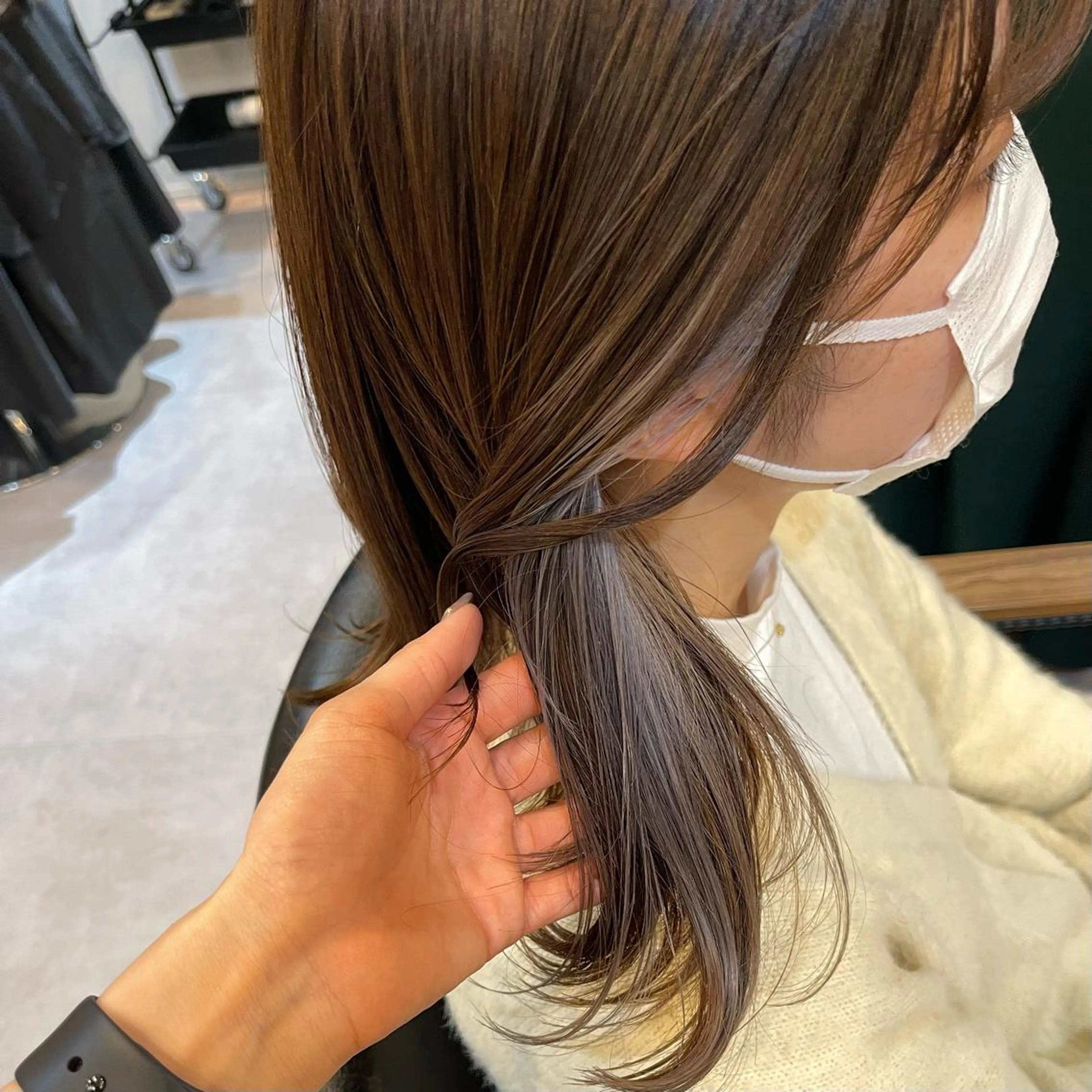 ミディアム UMEDA FIGAROのヘアスタイル