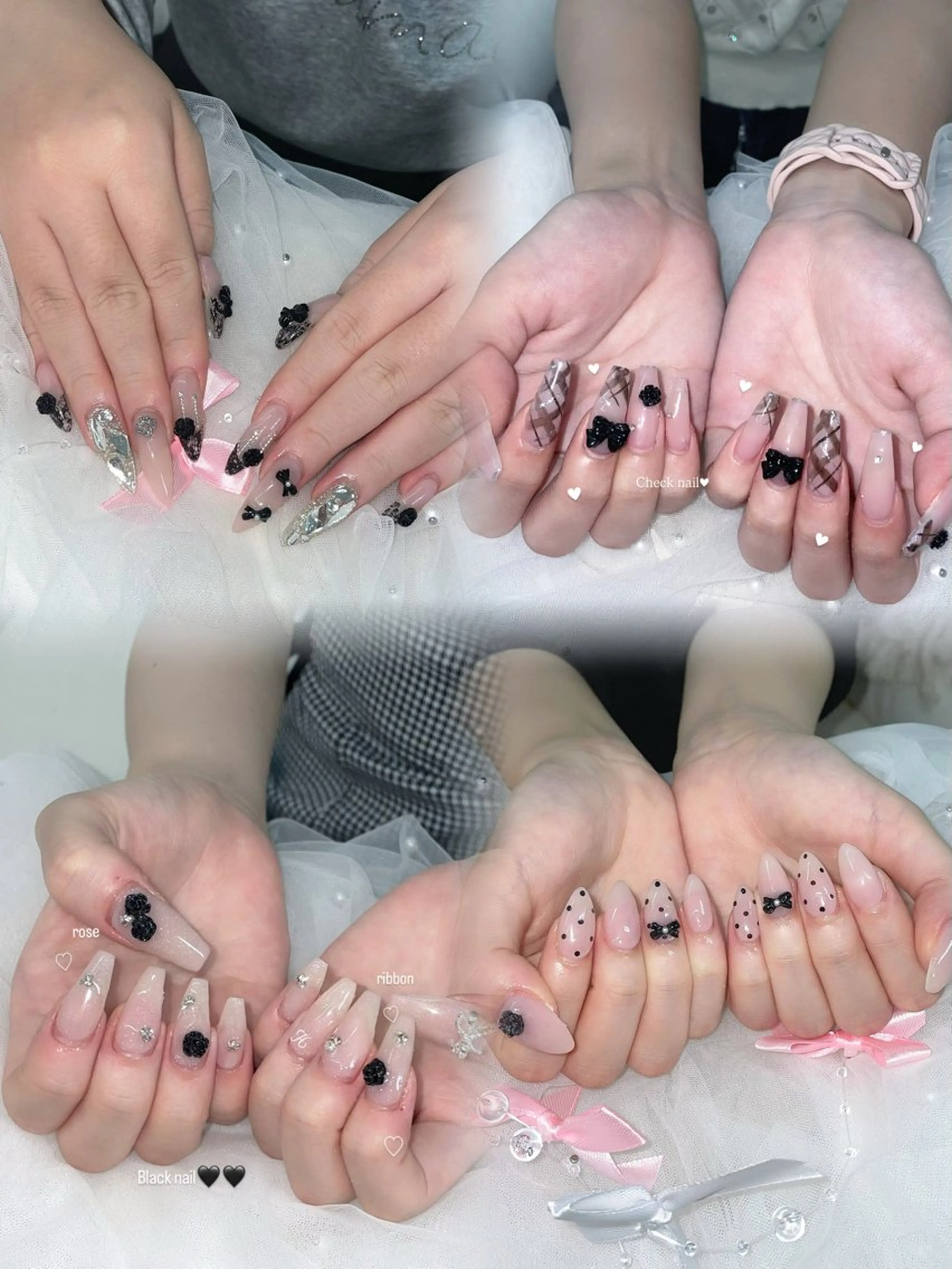 ネイル ピンク ワンホンネイル moon nail hikariのネイルデザイン
