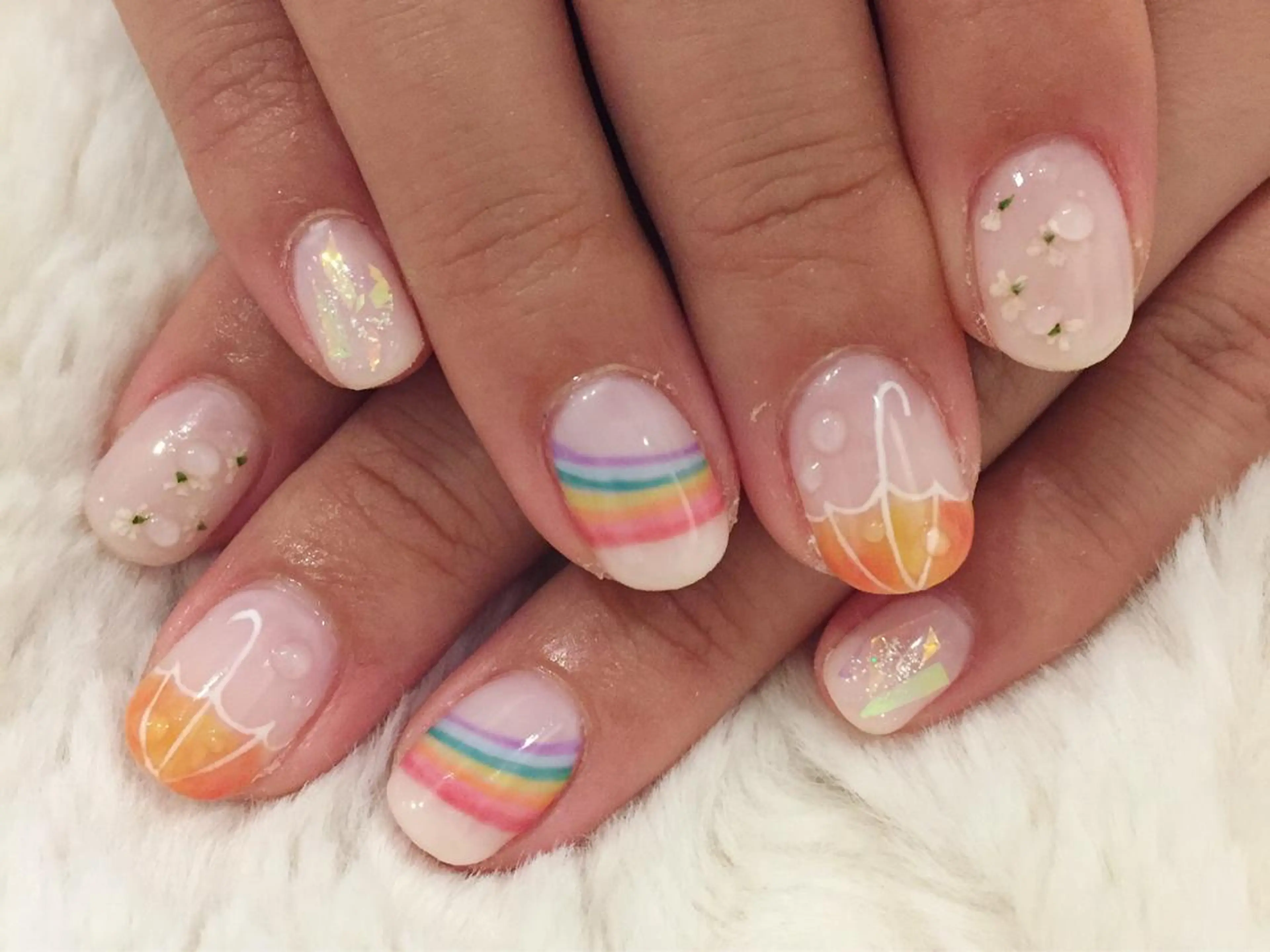 ネイル ジェルネイル 東 千夏のネイルデザイン