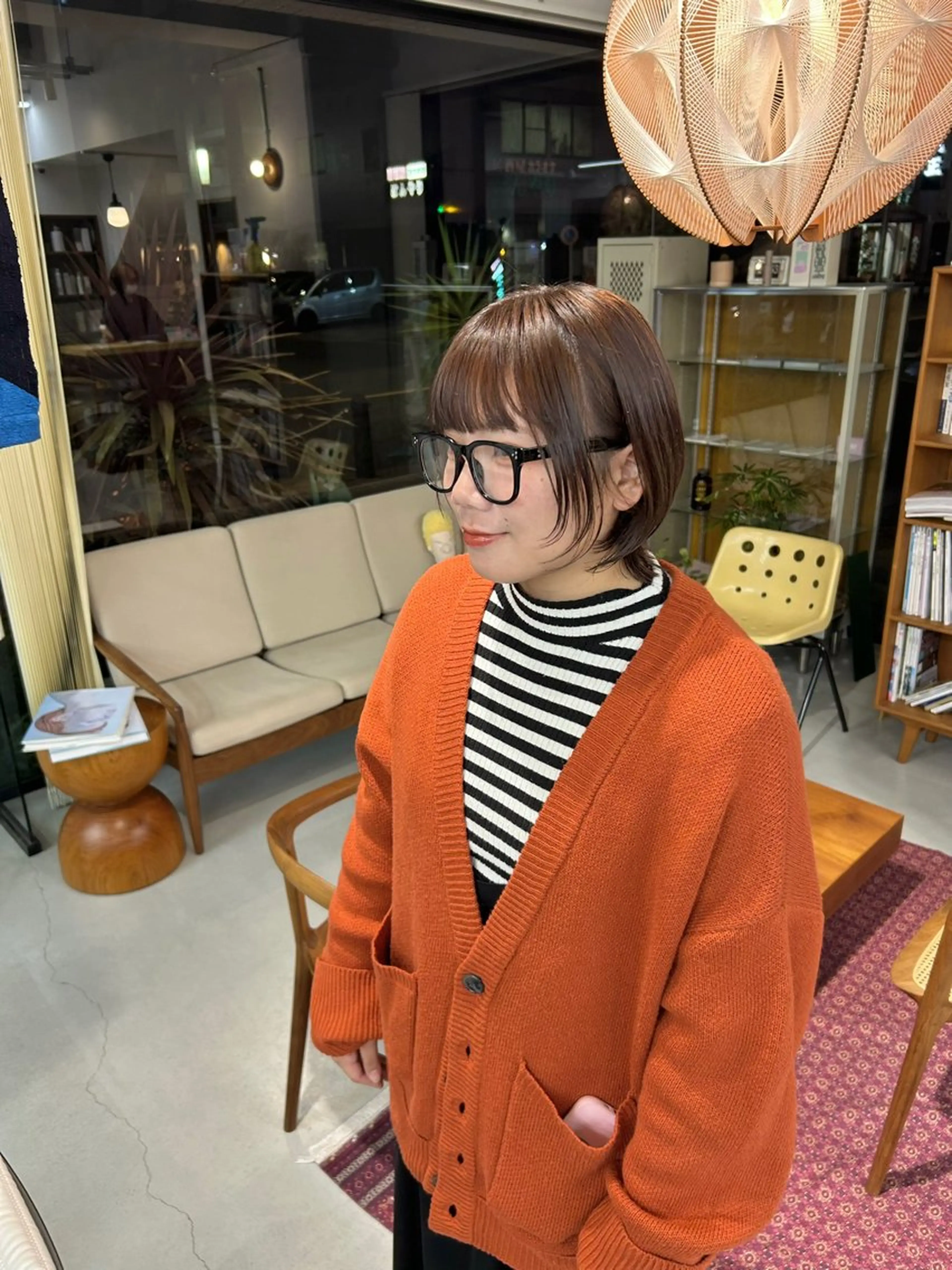 ショート カラー 藤原 あかりのヘアスタイル