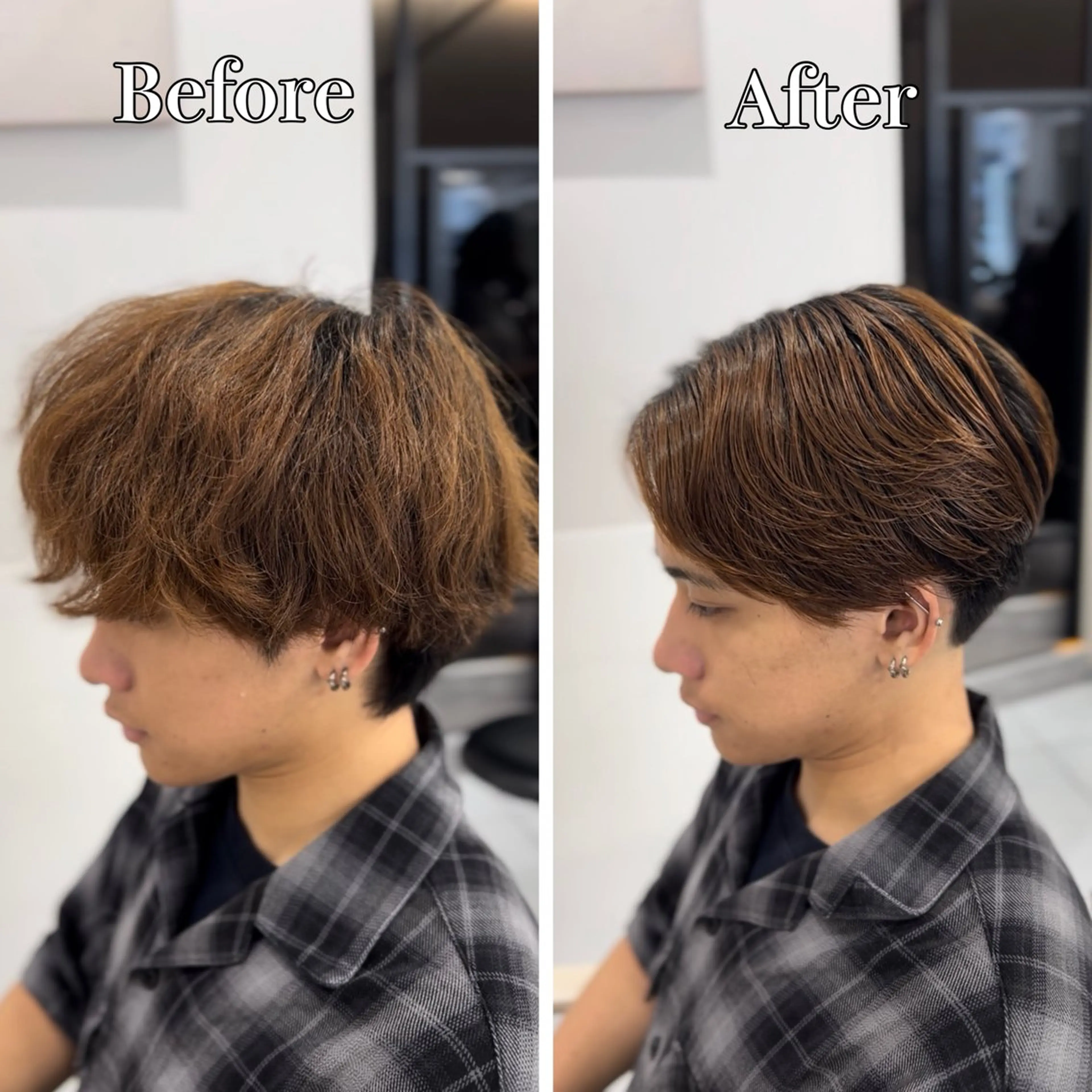 ミディアム パーマ メンズ ミディアムパーマ メンズパーマ くせ毛 縮毛矯正 ニュアンスパーマ 縮毛矯正 🔮メンズ縮毛矯正 メンズパーマ💎竹永のヘアスタイル