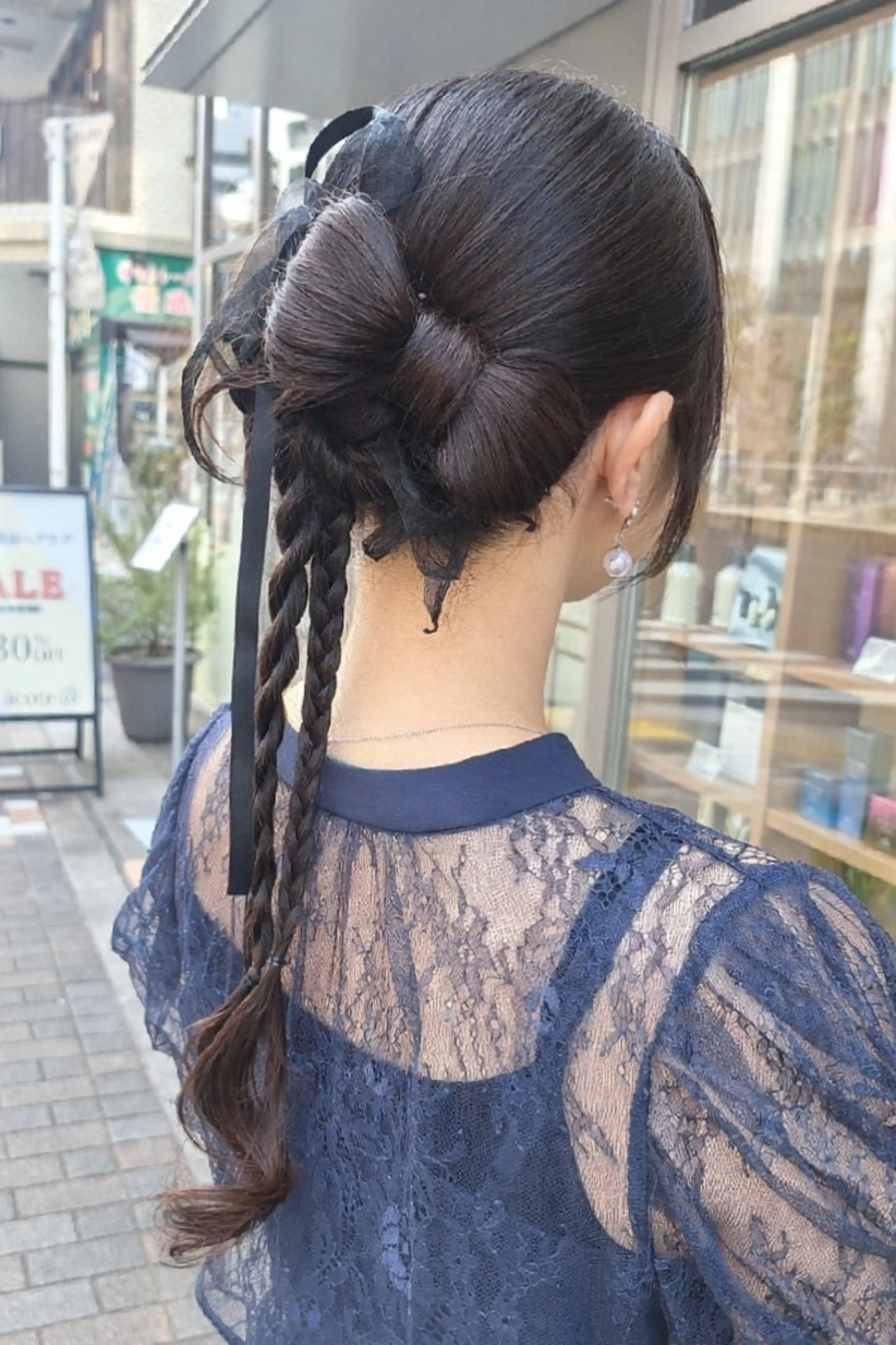 ヘアアレンジ ヘアセット ＭＩＹＵ/透明感 渋谷/ベージュカラーのヘアスタイル