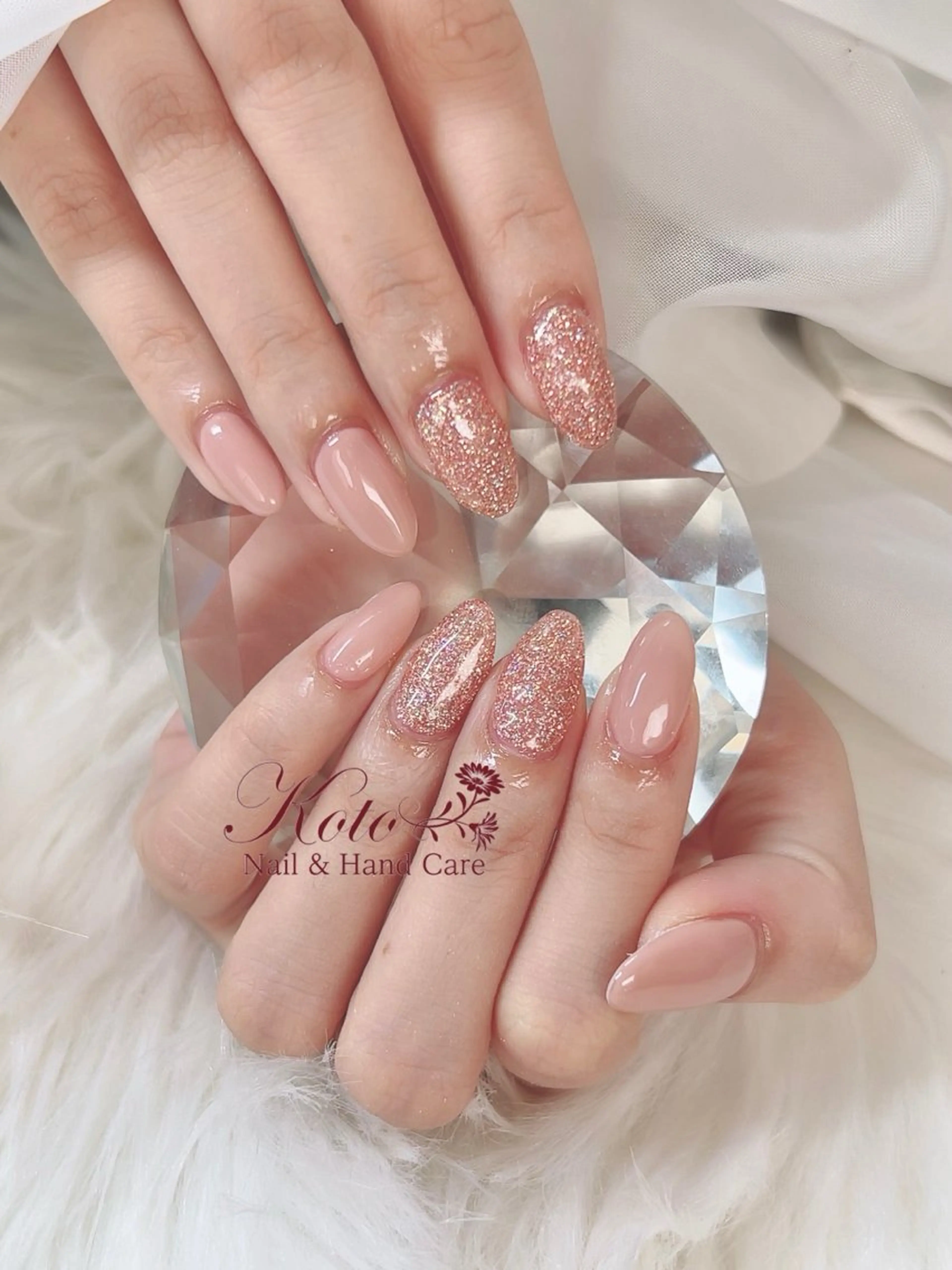 ネイル 長さ出し ジェルネイル 持ち込み ニュアンスネイル ワンカラーネイル ハンドネイル Nail Salon KOTOのネイルデザイン