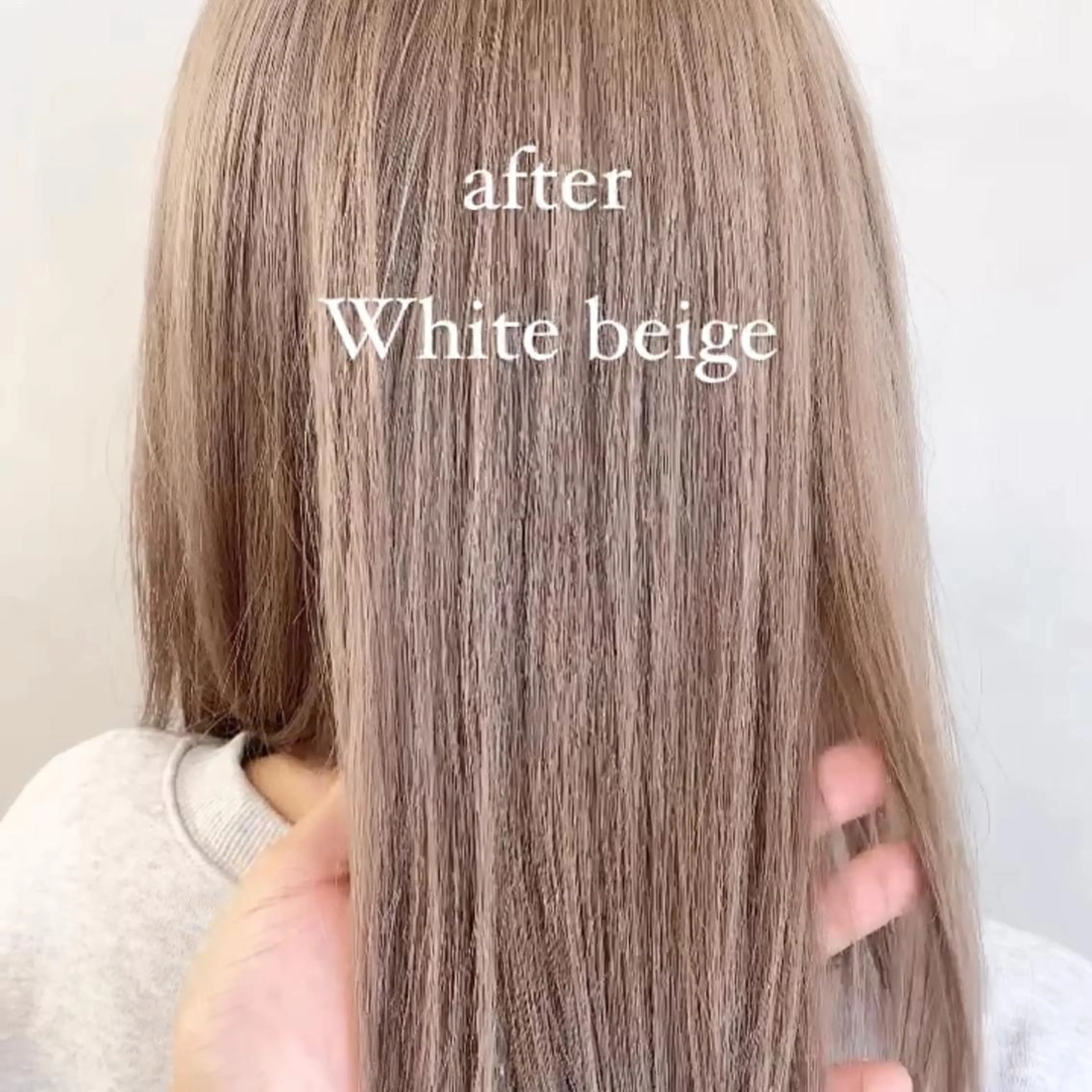 ミディアム カラー カット ヘアカラー トリートメント ハイトーン特化サロン 代表　中谷蓮のヘアスタイル