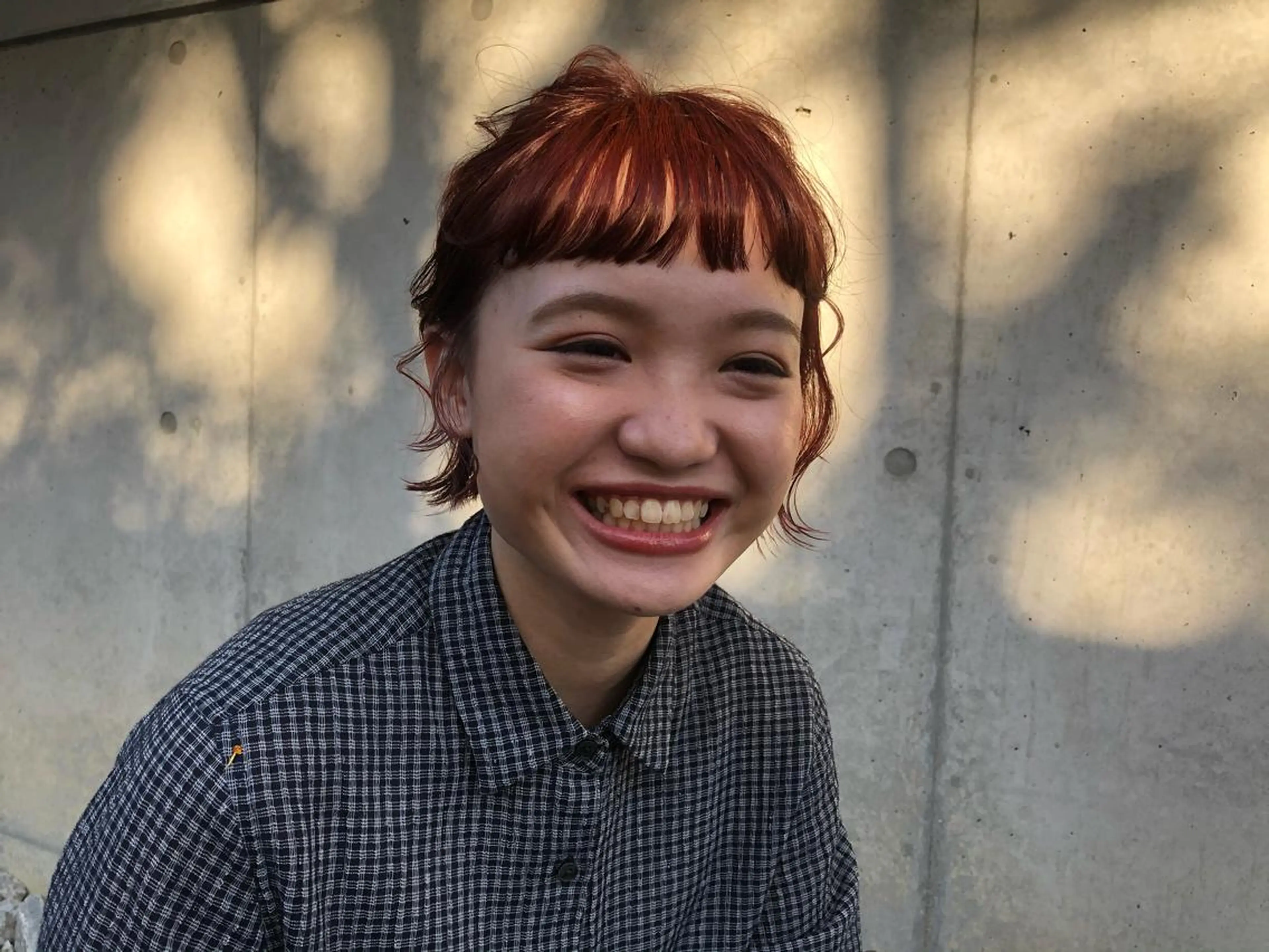 ショート カラー パーマ ヘアアレンジ MAEDA MADOKAのヘアスタイル