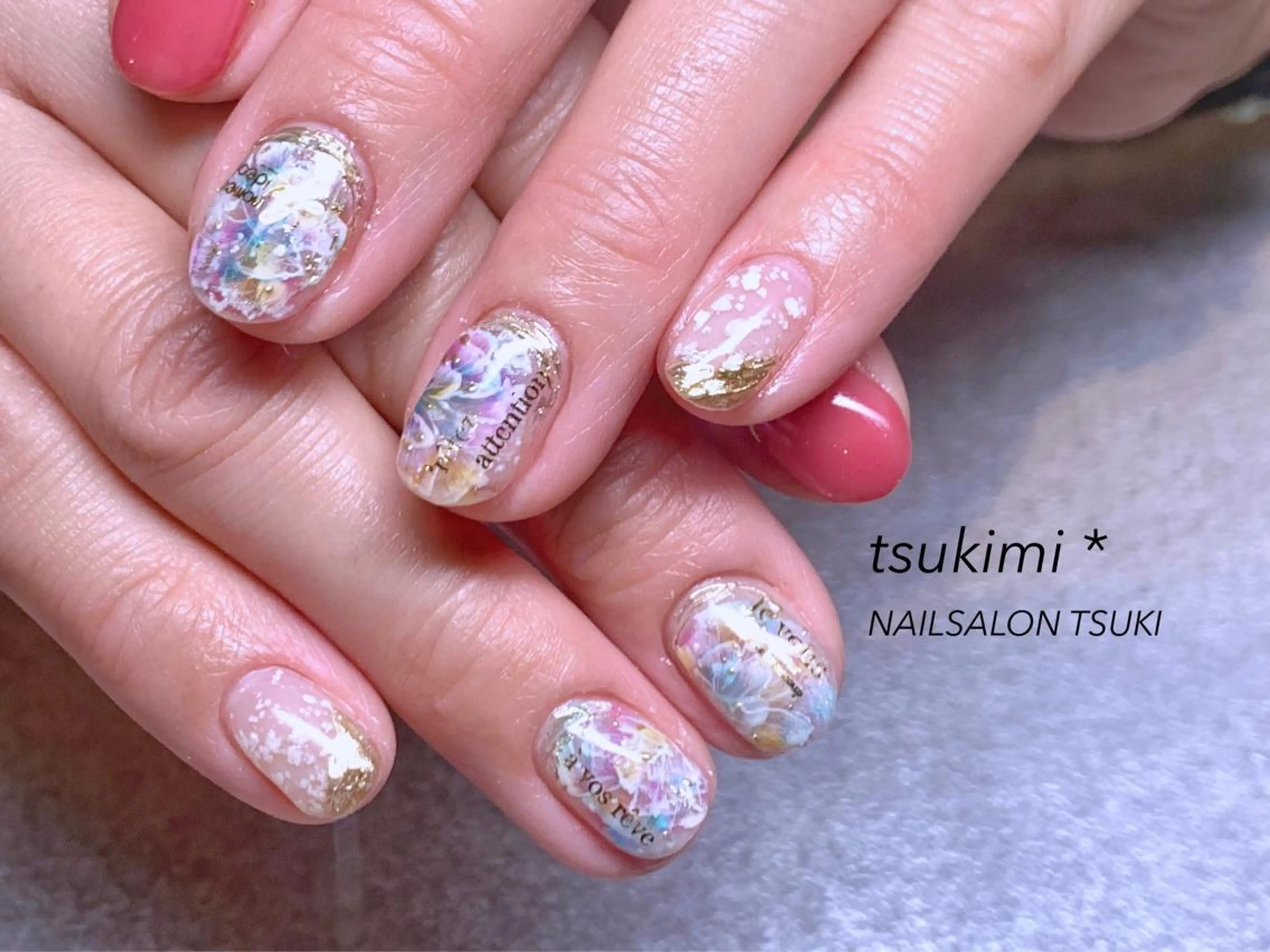 カラー ハンドネイル Tsuki.所属・Nailsalon Tsuki.のネイルデザイン