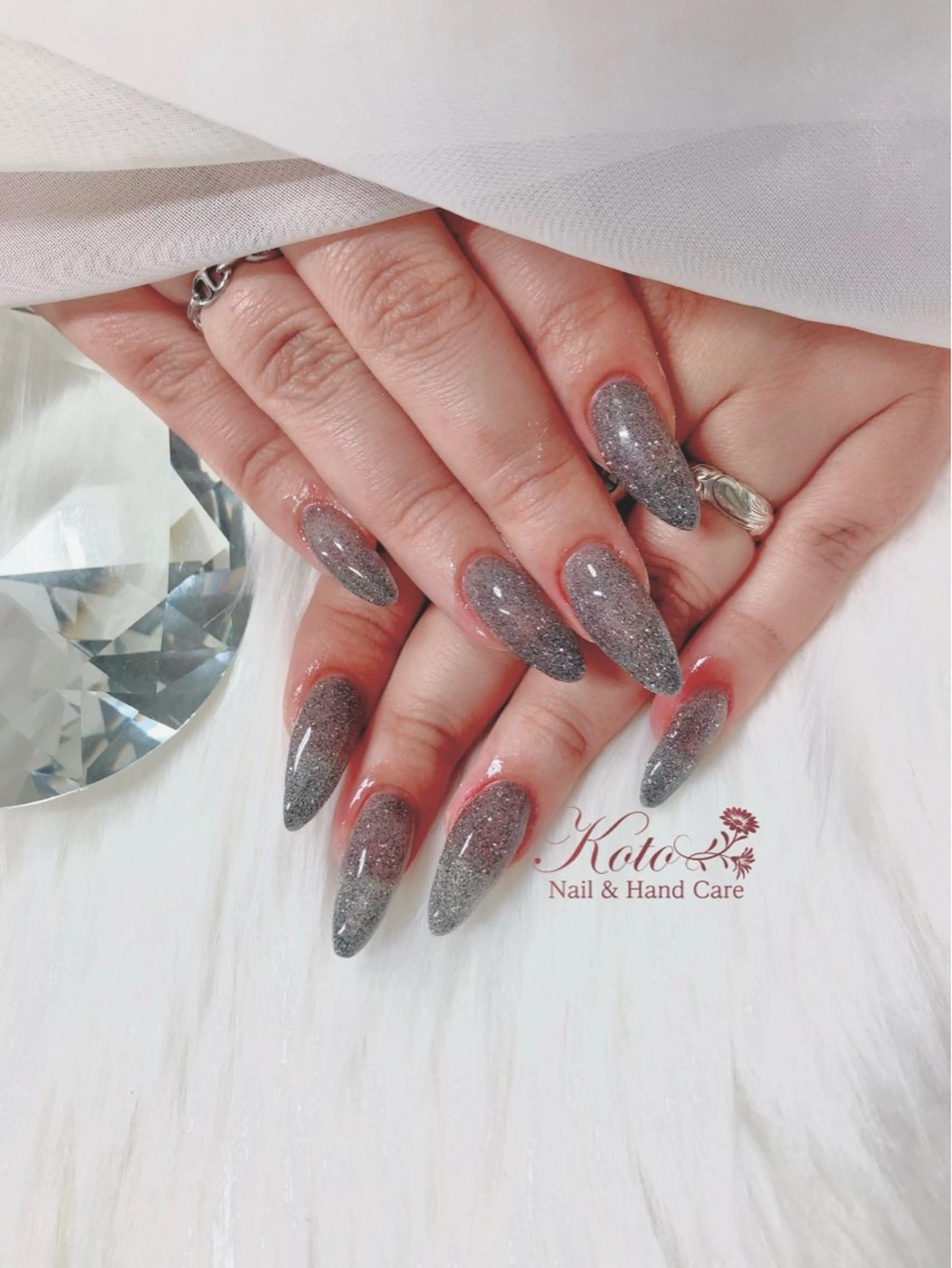 ネイル 長さ出し ジェルネイル 持ち込み ニュアンスネイル ワンカラーネイル ハンドネイル Nail Salon KOTOのネイルデザイン