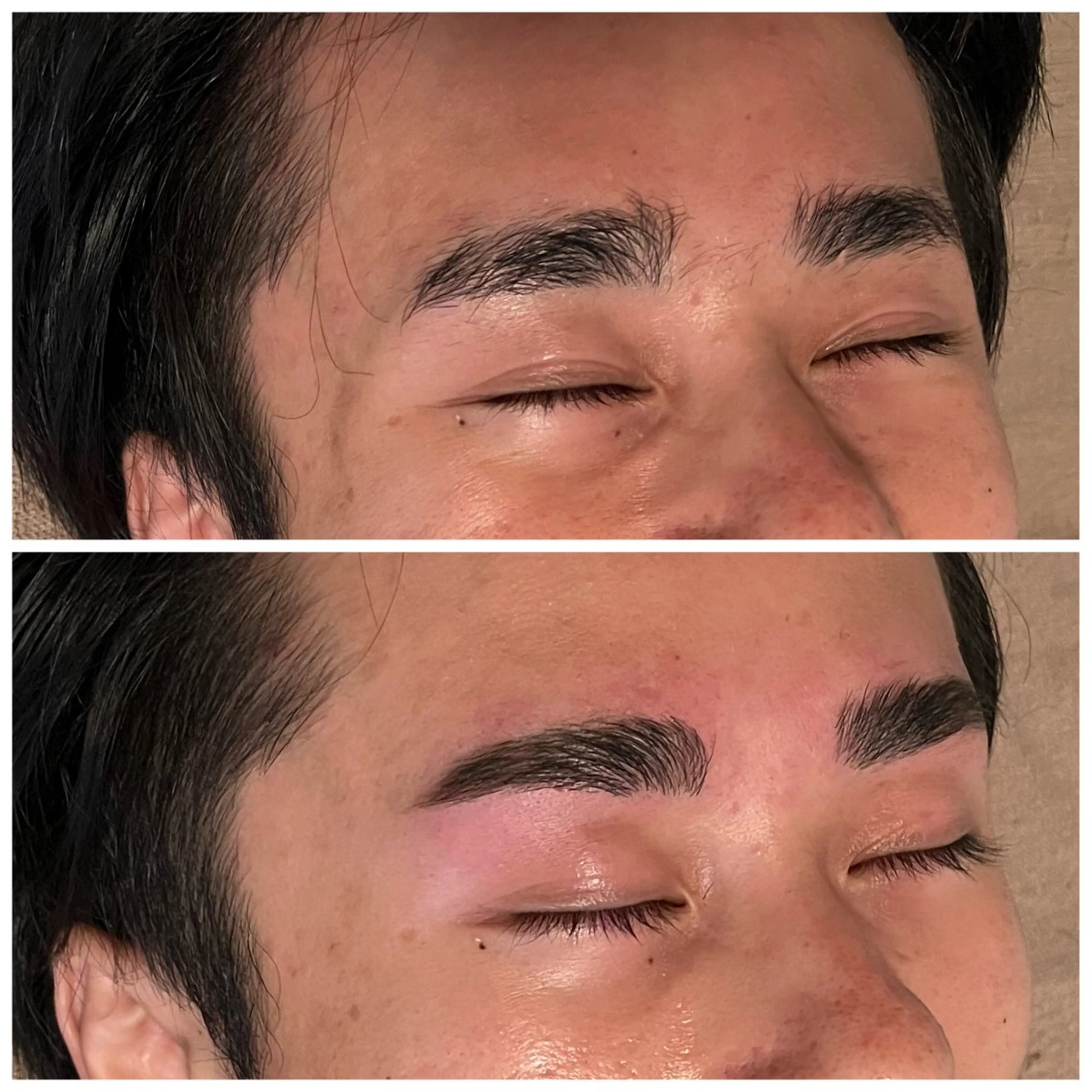 メンズ アイブロウ ワックス脱毛 その他(アイブロウ) 頭痛肩こり改善/小顔 サロンB&H心斎橋のエステ・リラクイメージ