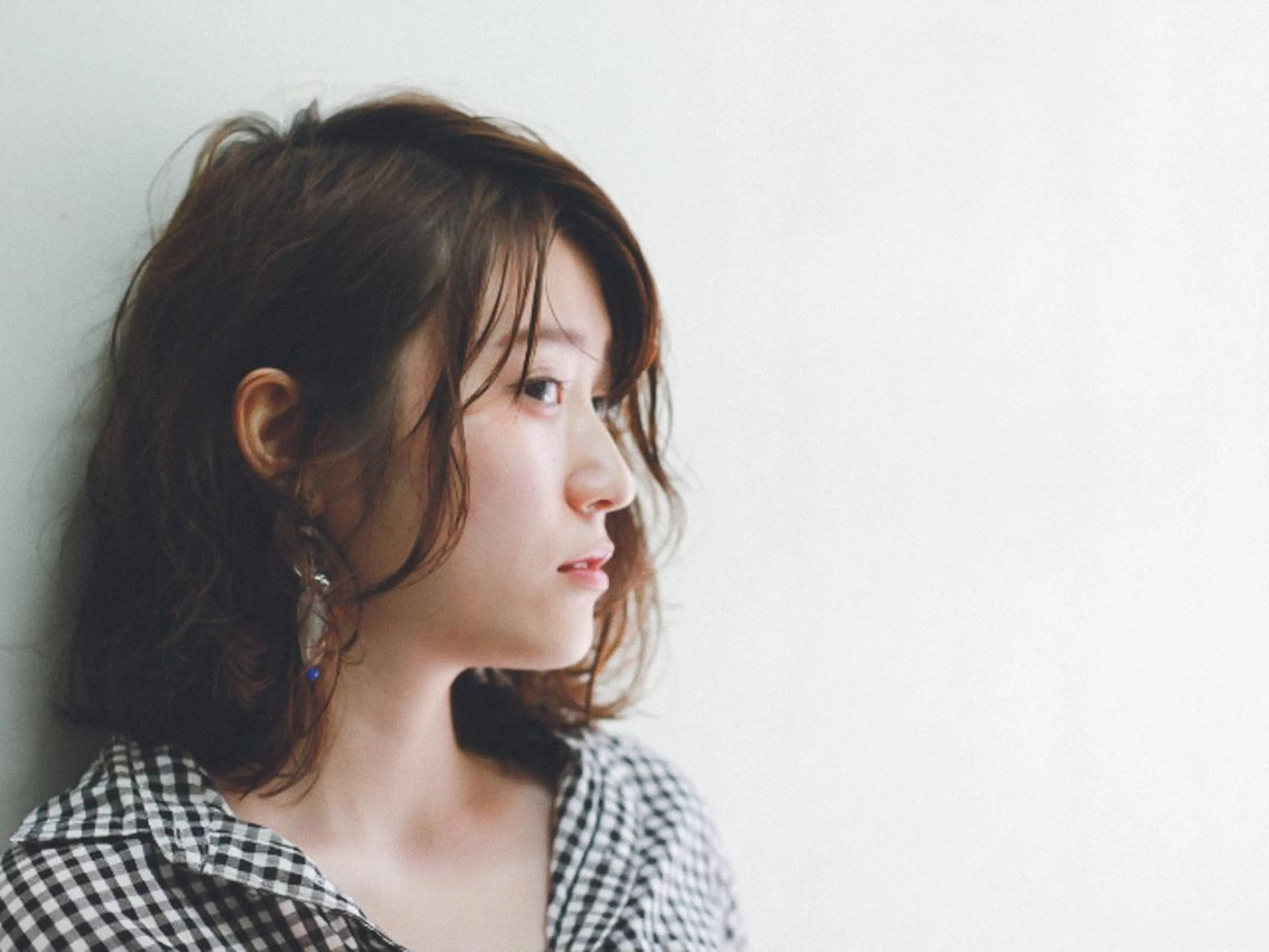 ミディアム パーマ tatsumi/ボブ ウルフ/レイヤーのヘアスタイル