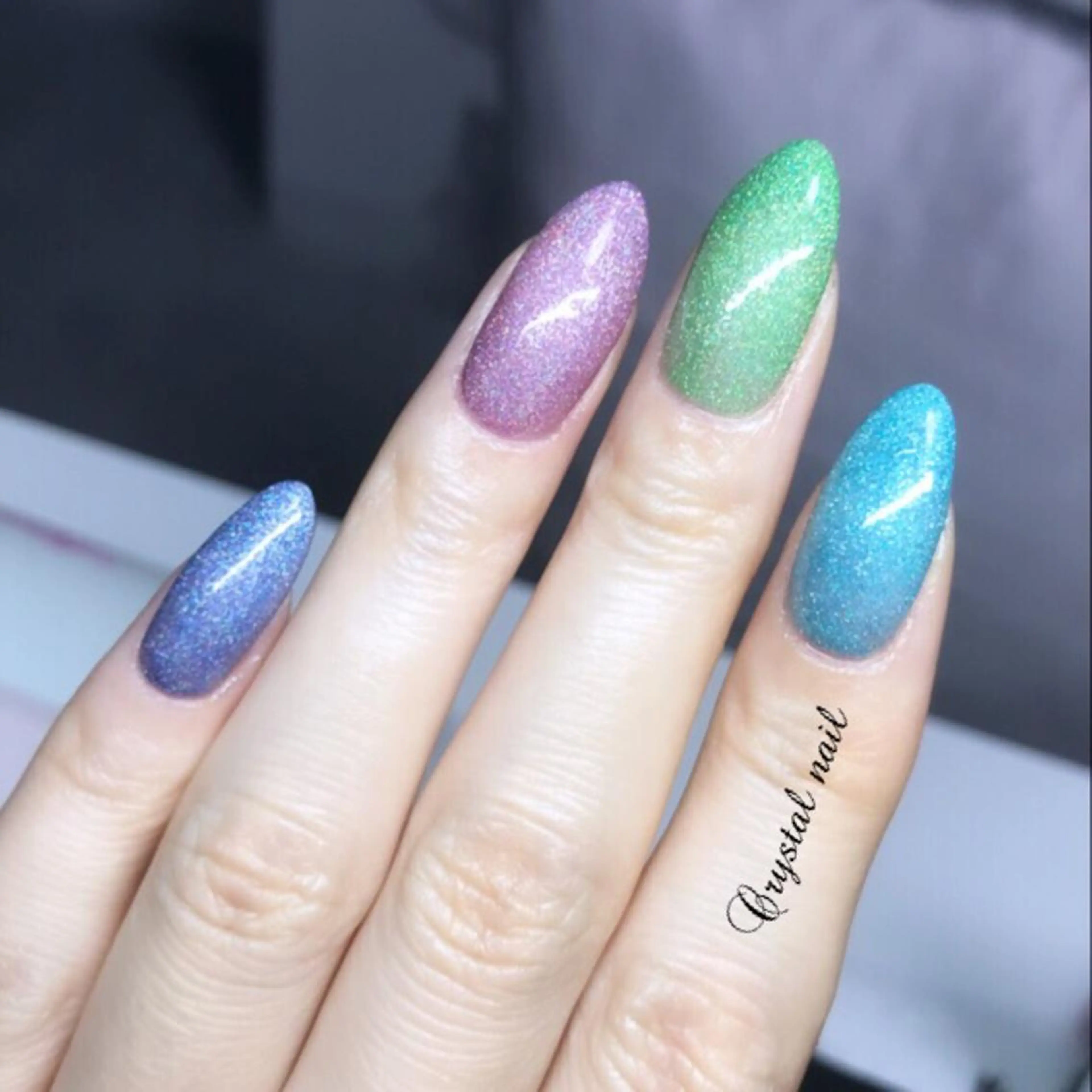 ネイル キラキラネイル ラメ(グリッター) ハンドネイル SCENERY NAILのネイルデザイン