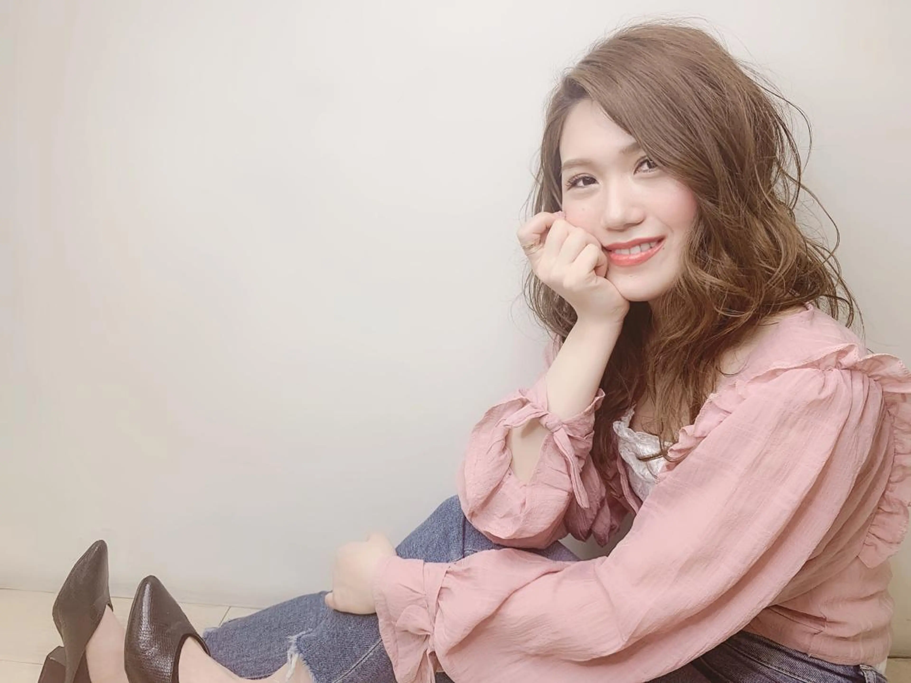 セミロング カラー ヘアアレンジ 🤍❄️水田 美雪❄️🤍のマツエク・マツパデザイン