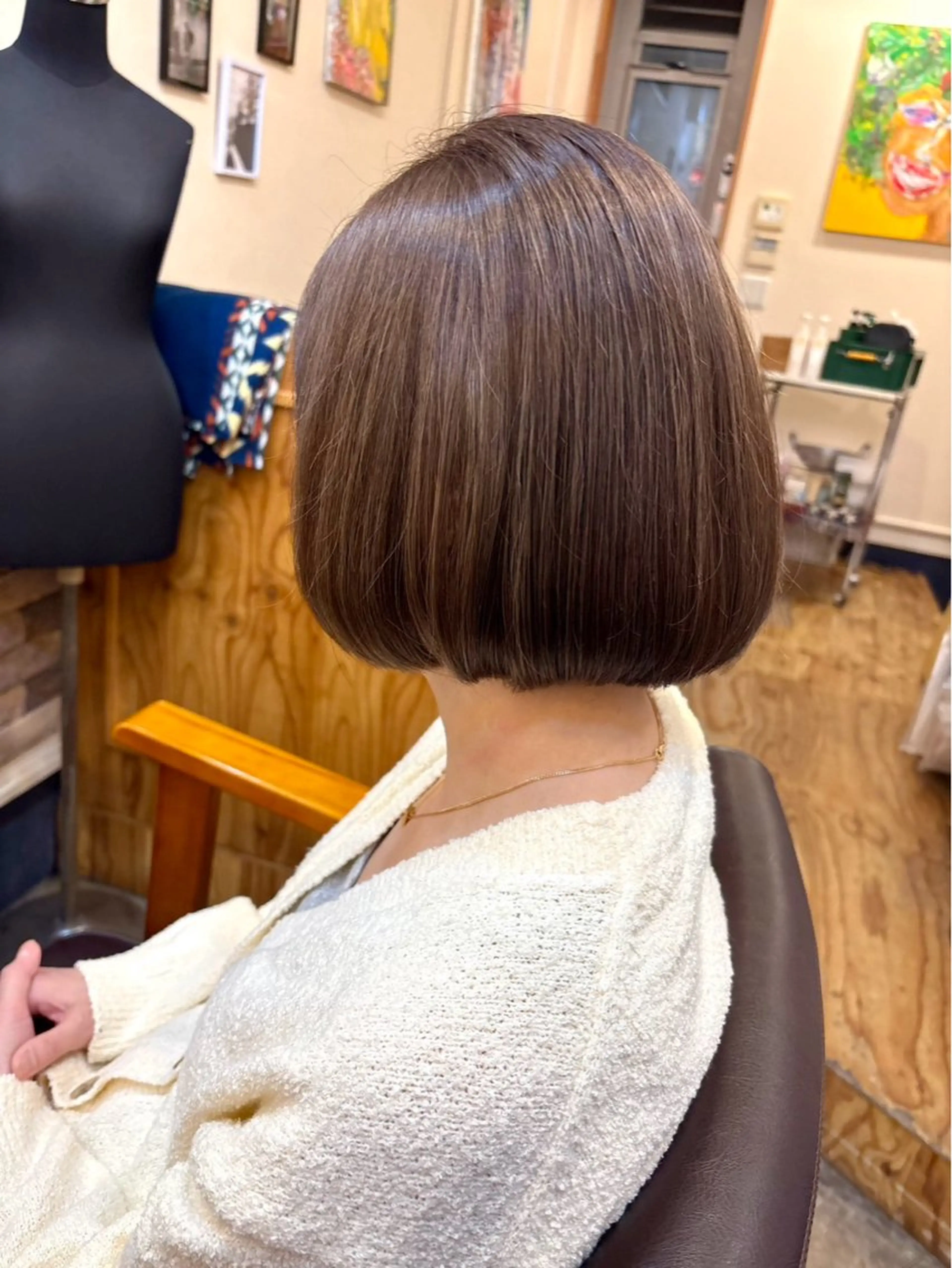 ミディアム カラー カット ヘアカラー 空iro所属・ナチュラルスタイル ☘️🌴MITA🌴のヘアスタイル