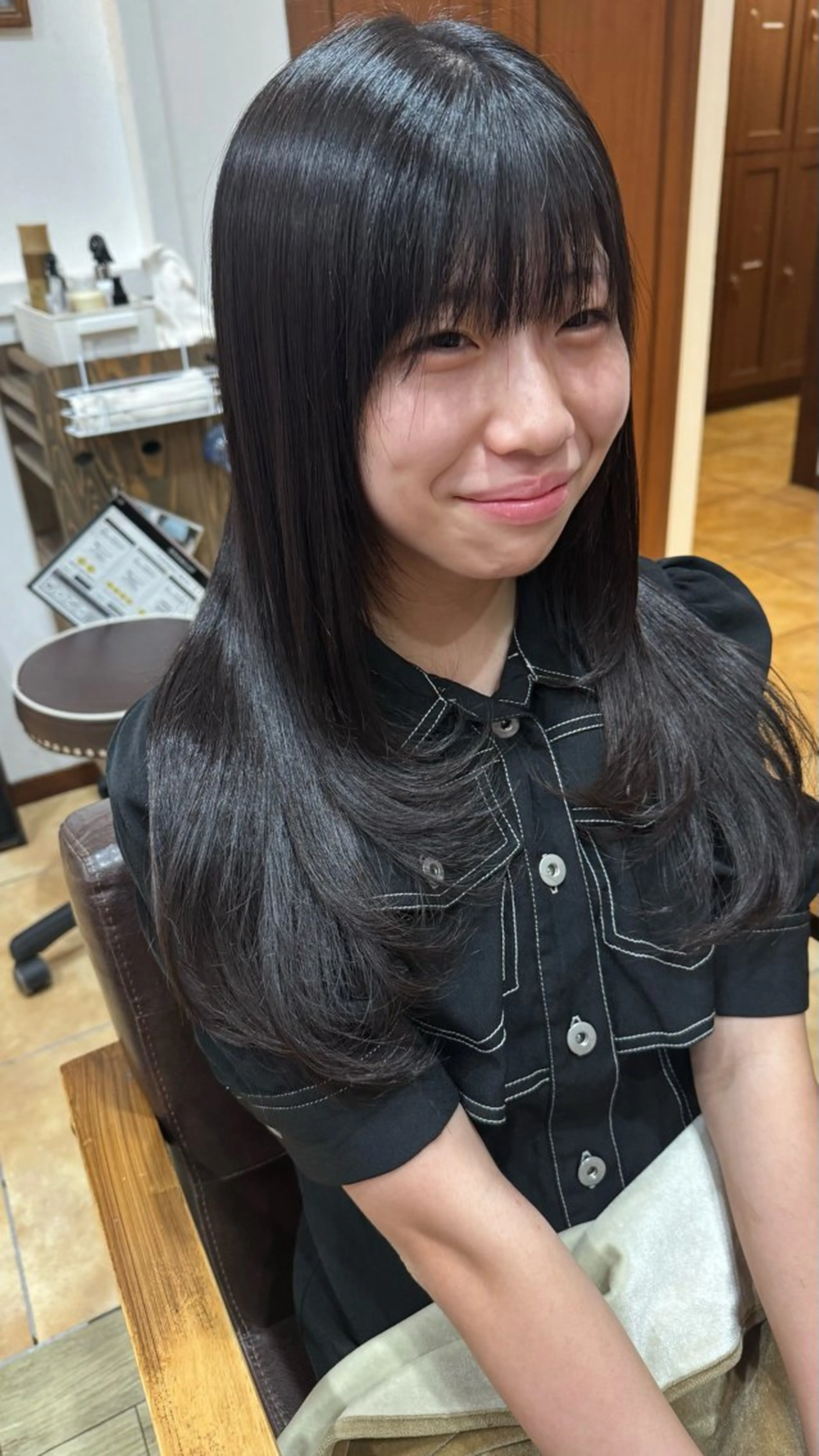 ロング レイヤーカット カット ブランシェ神領店 稲垣 葵のヘアスタイル