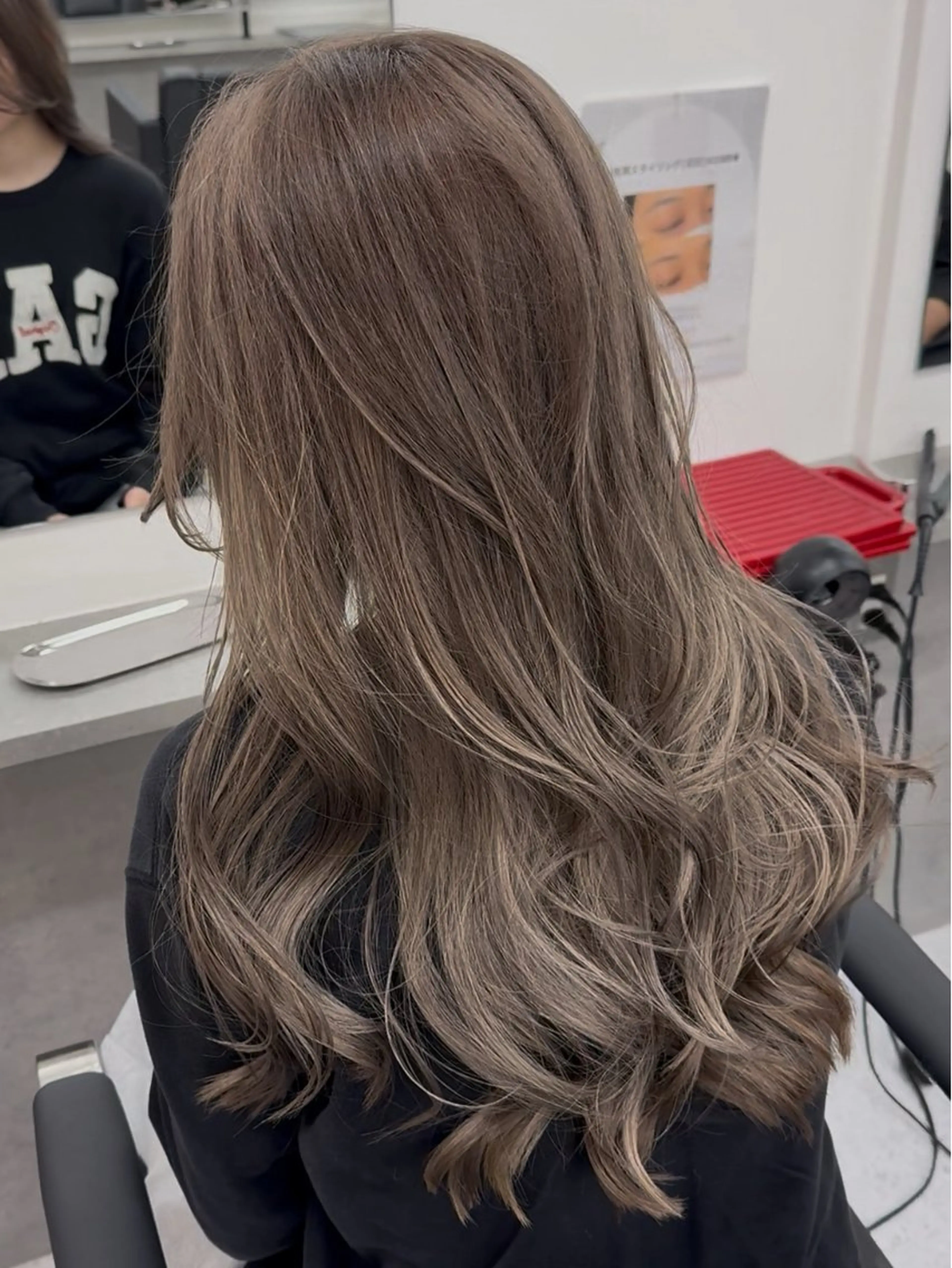 ロング 縮毛矯正 ハイトーンカラー/ ハイライトJUNKIのヘアスタイル