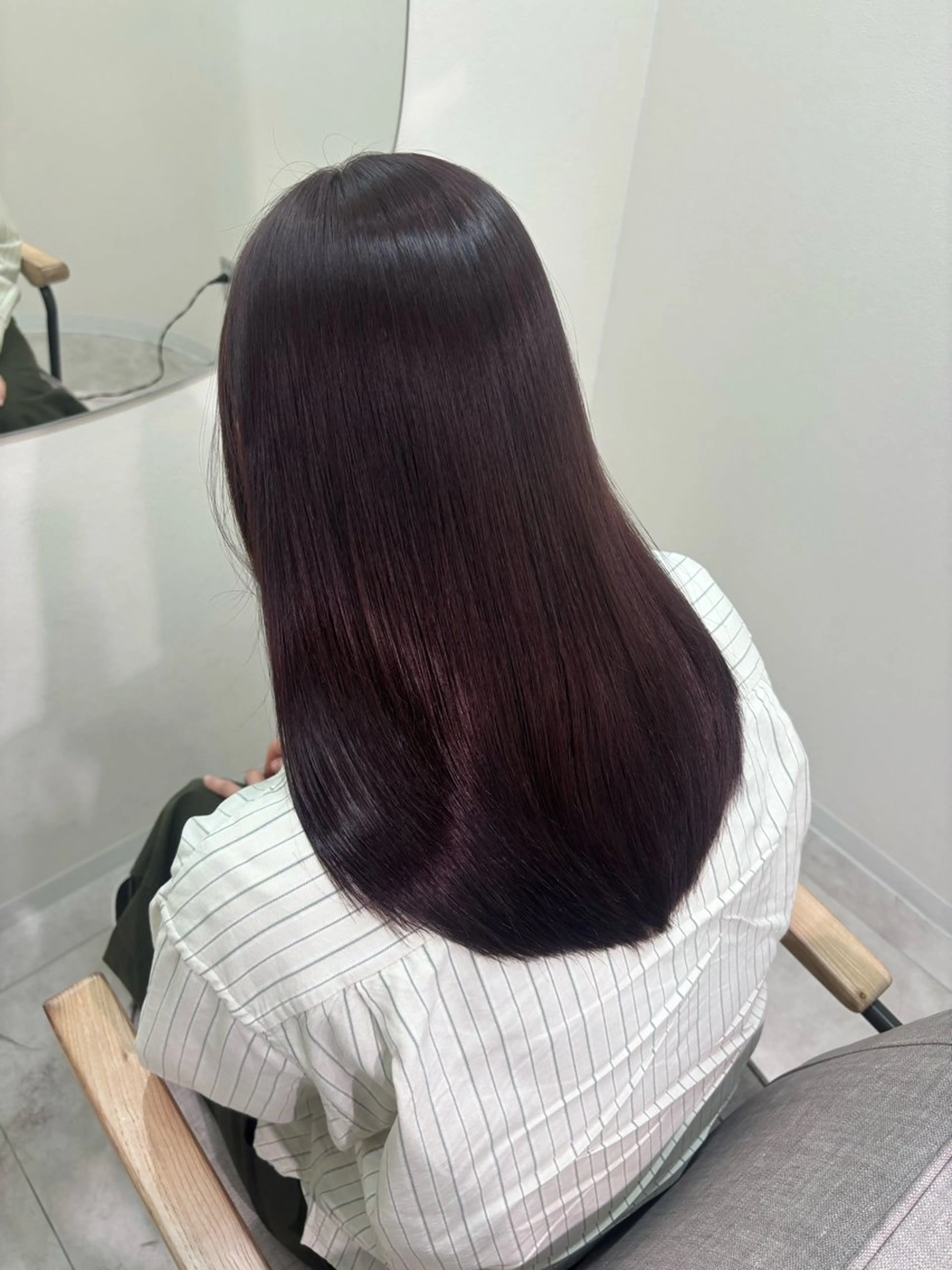 セミロング カラー カット ヘアカラー トリートメント ヘッドスパ 広島/ヘアセット /ベージュ/わかなのヘアスタイル