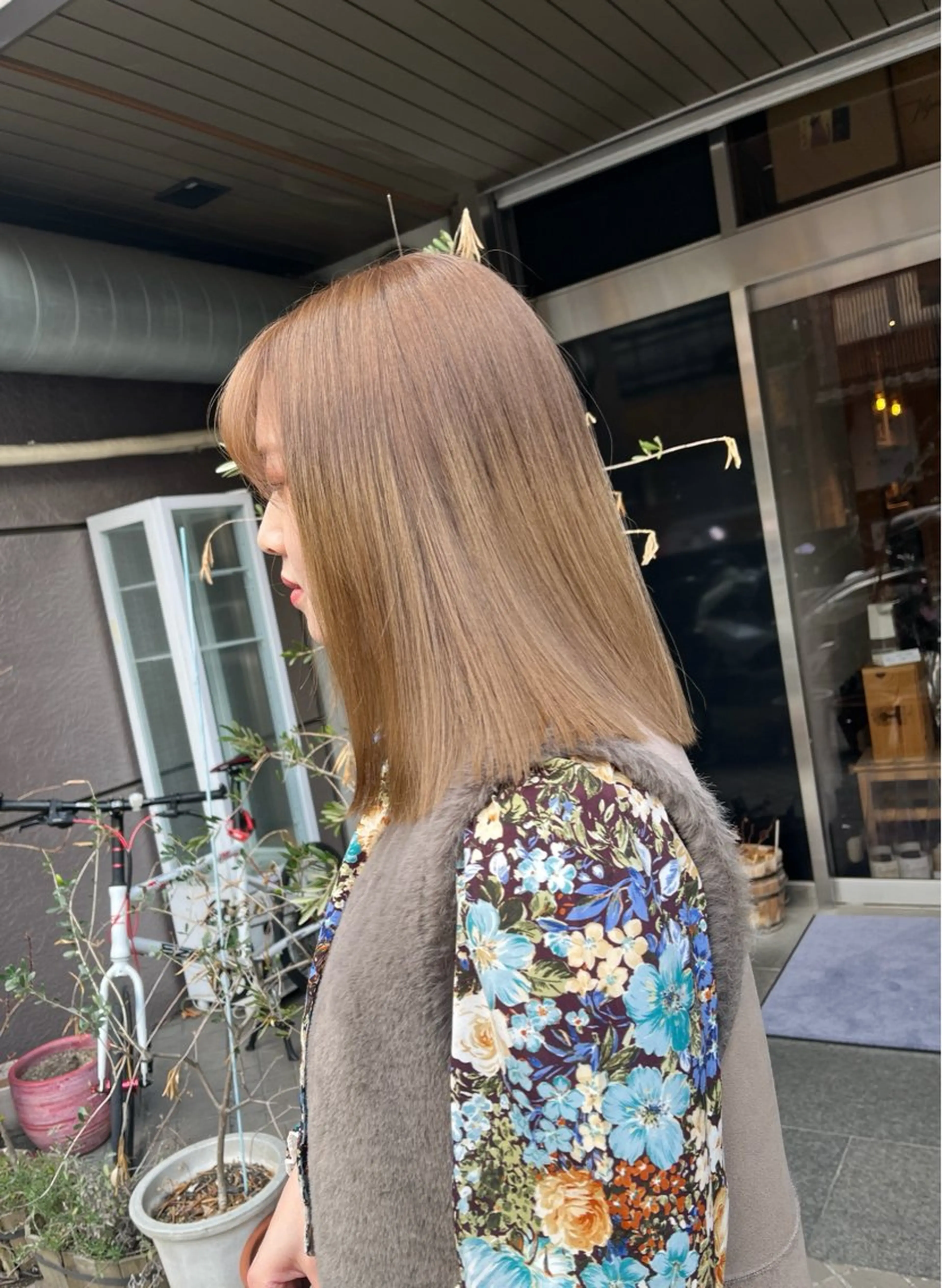 ロング カラー ベージュカラー 透明感カラー HIYOSHI　✂︎ 艶髪職人のヘアスタイル