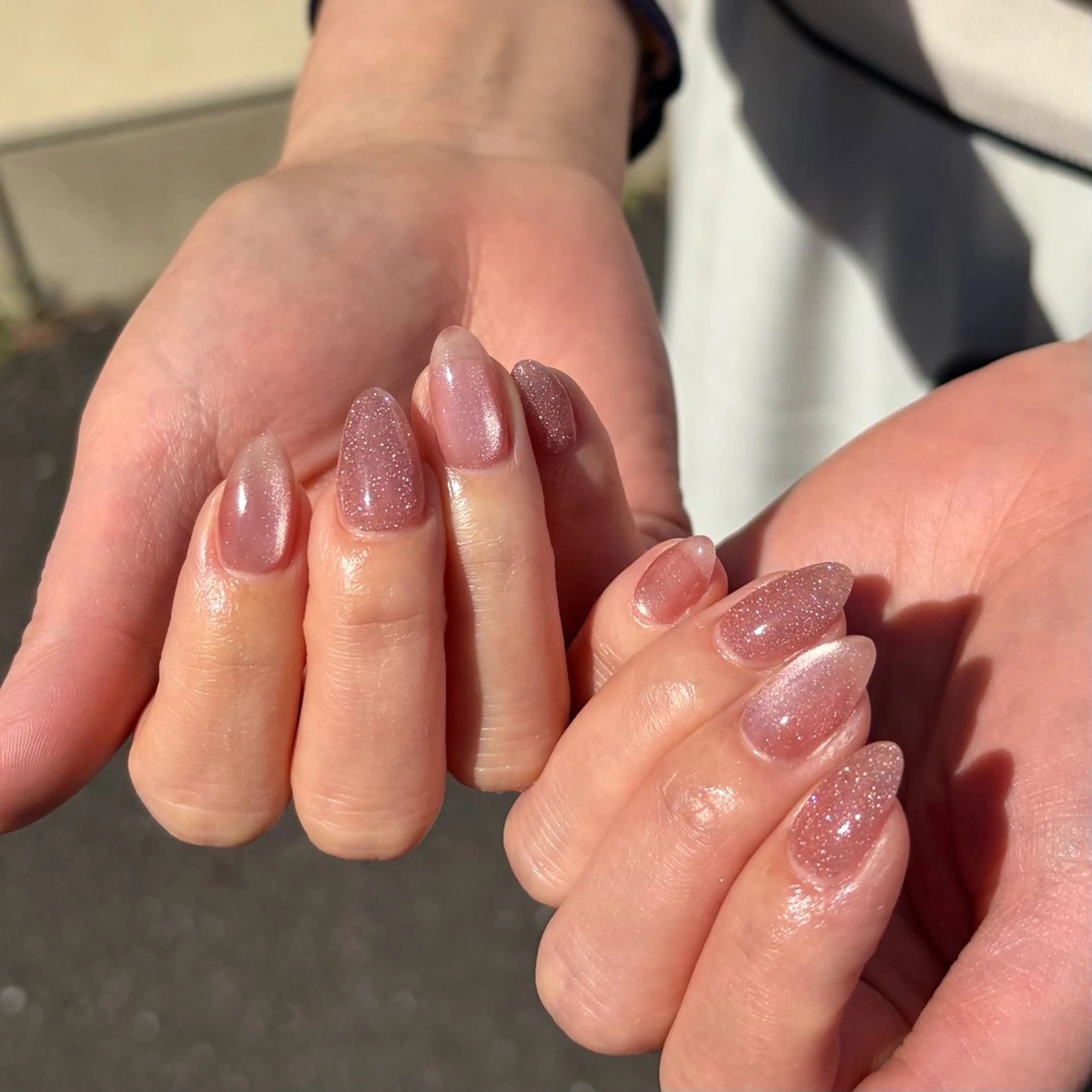 ネイル フラッシュネイル キラキラネイル マグネットネイル 春ネイル ハンドネイル フットネイル GRANDEUR焼津 Nana🦖のネイルデザイン