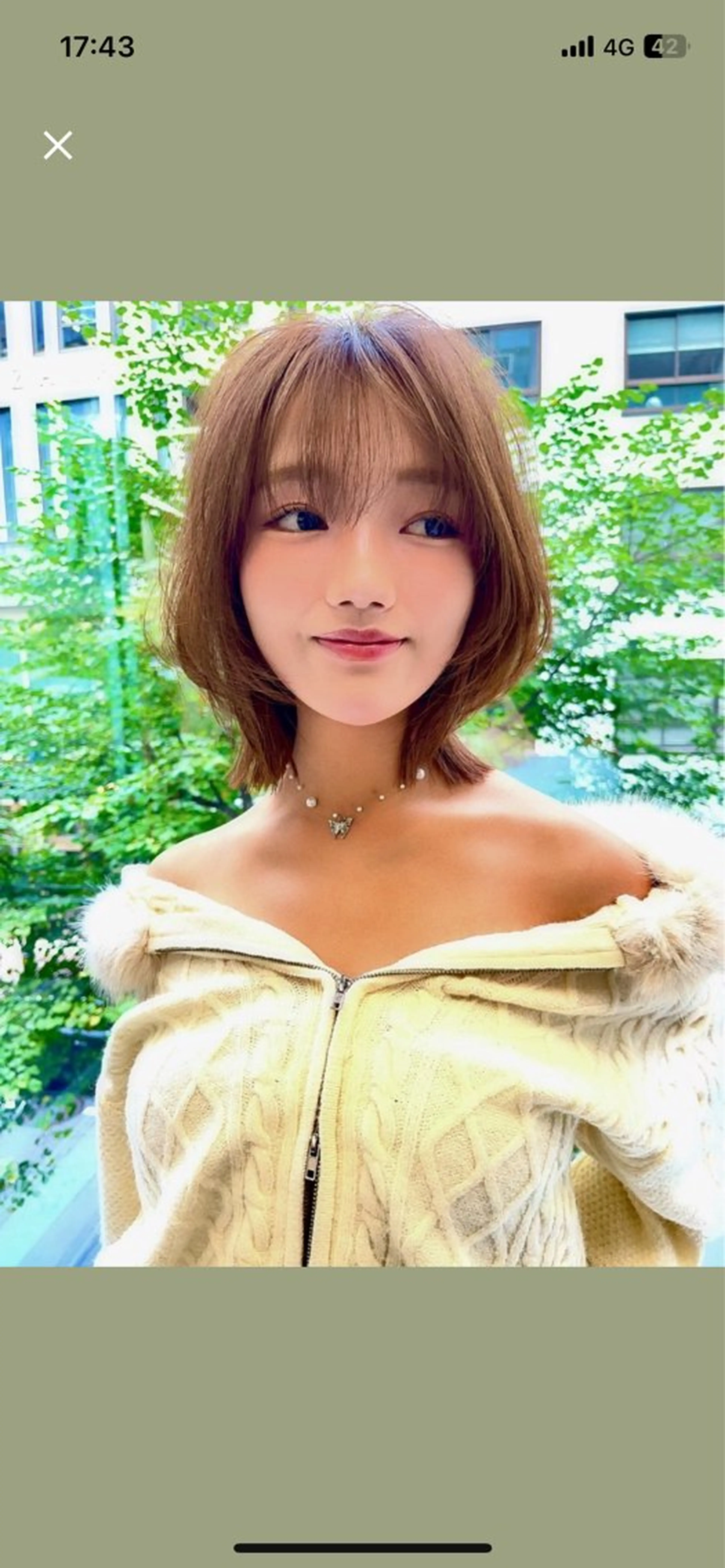 ミディアム カラー カット ヘアカラー トリートメント レイヤー×顔周 り×髪質改善/MIUのヘアスタイル