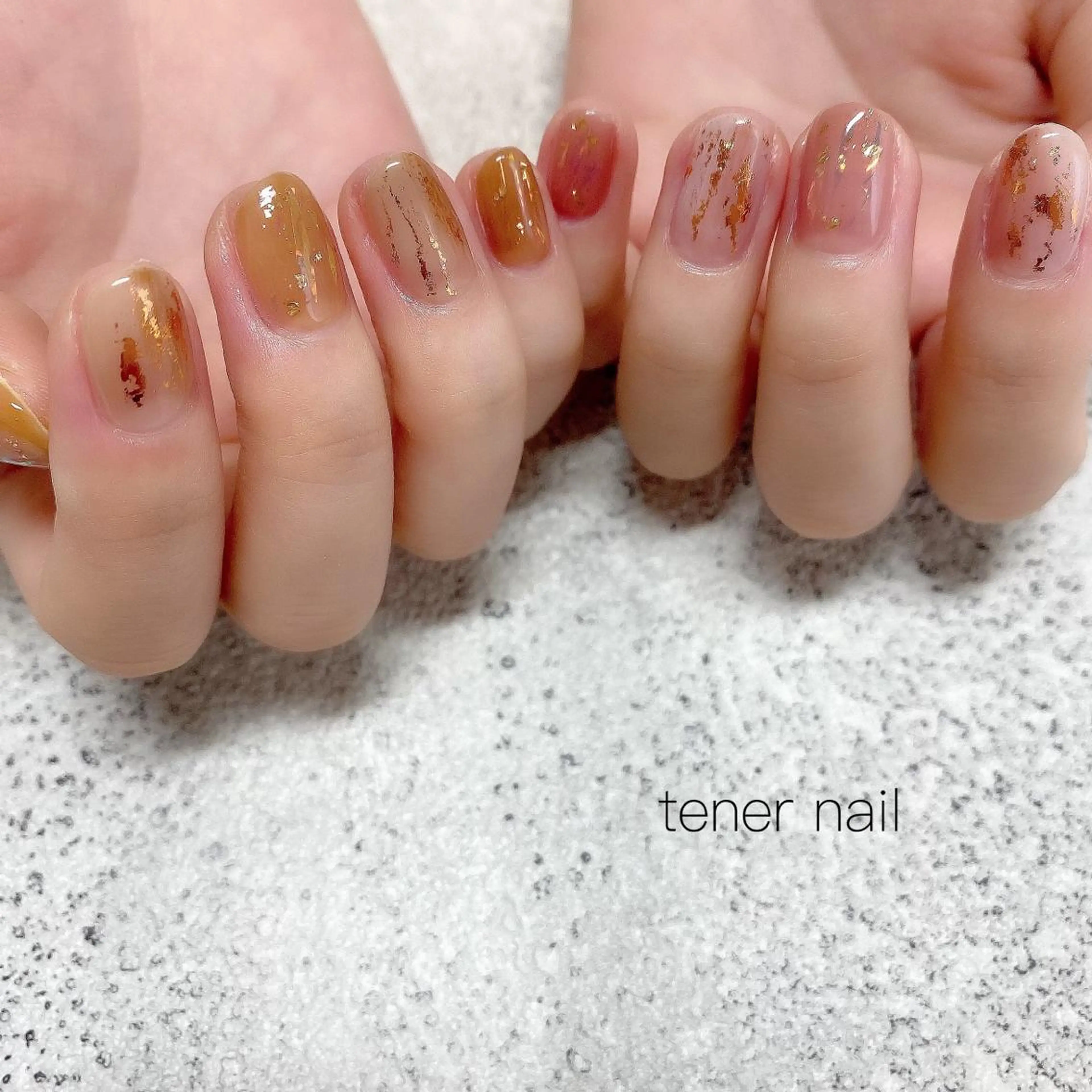 ネイル ニュアンスネイル テネルネイル tener nailのネイルデザイン