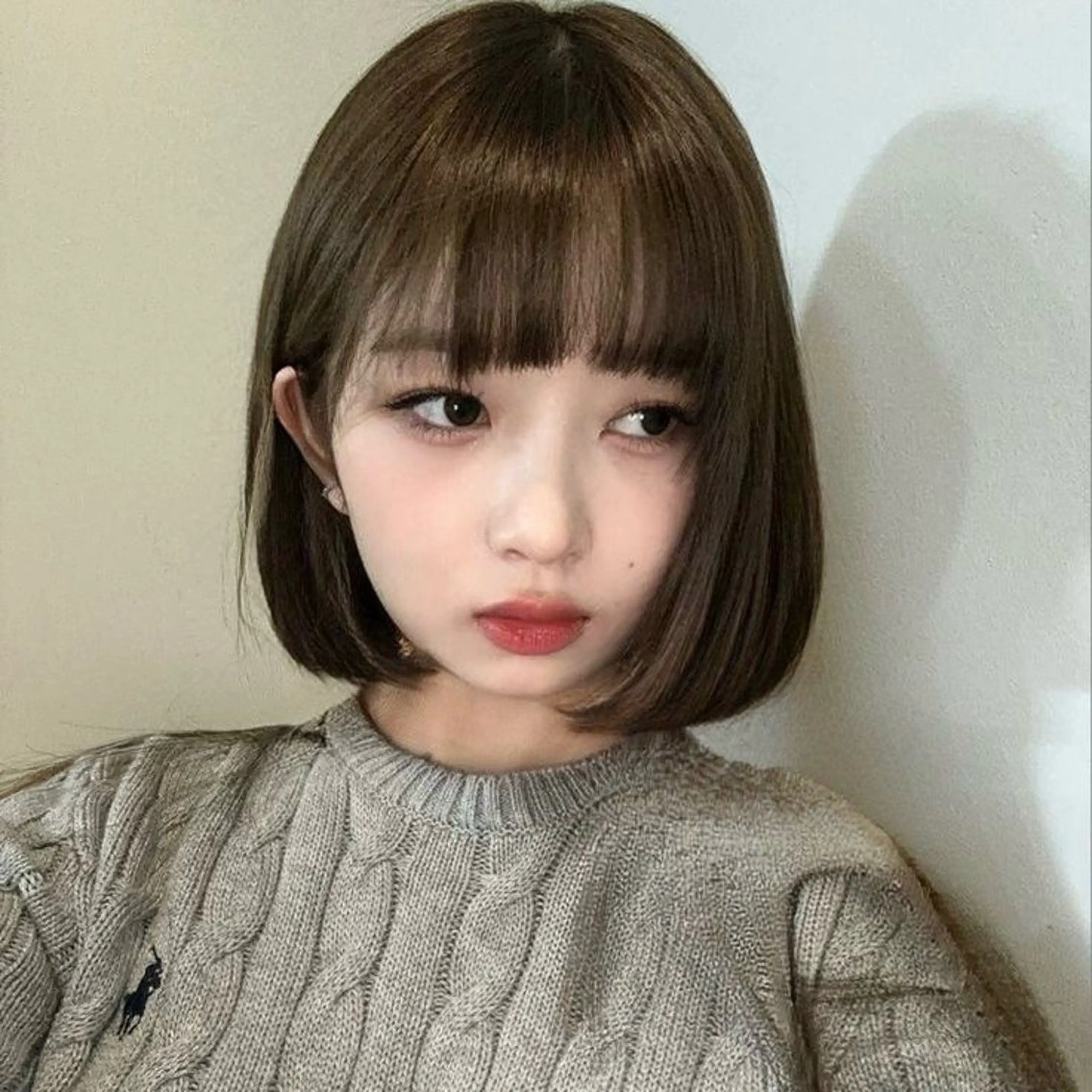 ミディアム カラー ブリーチ ケアブリーチ 透明感カラー ダブルカラー ブリーチなしカラー nonoka オリーブ/レイヤーのヘアスタイル