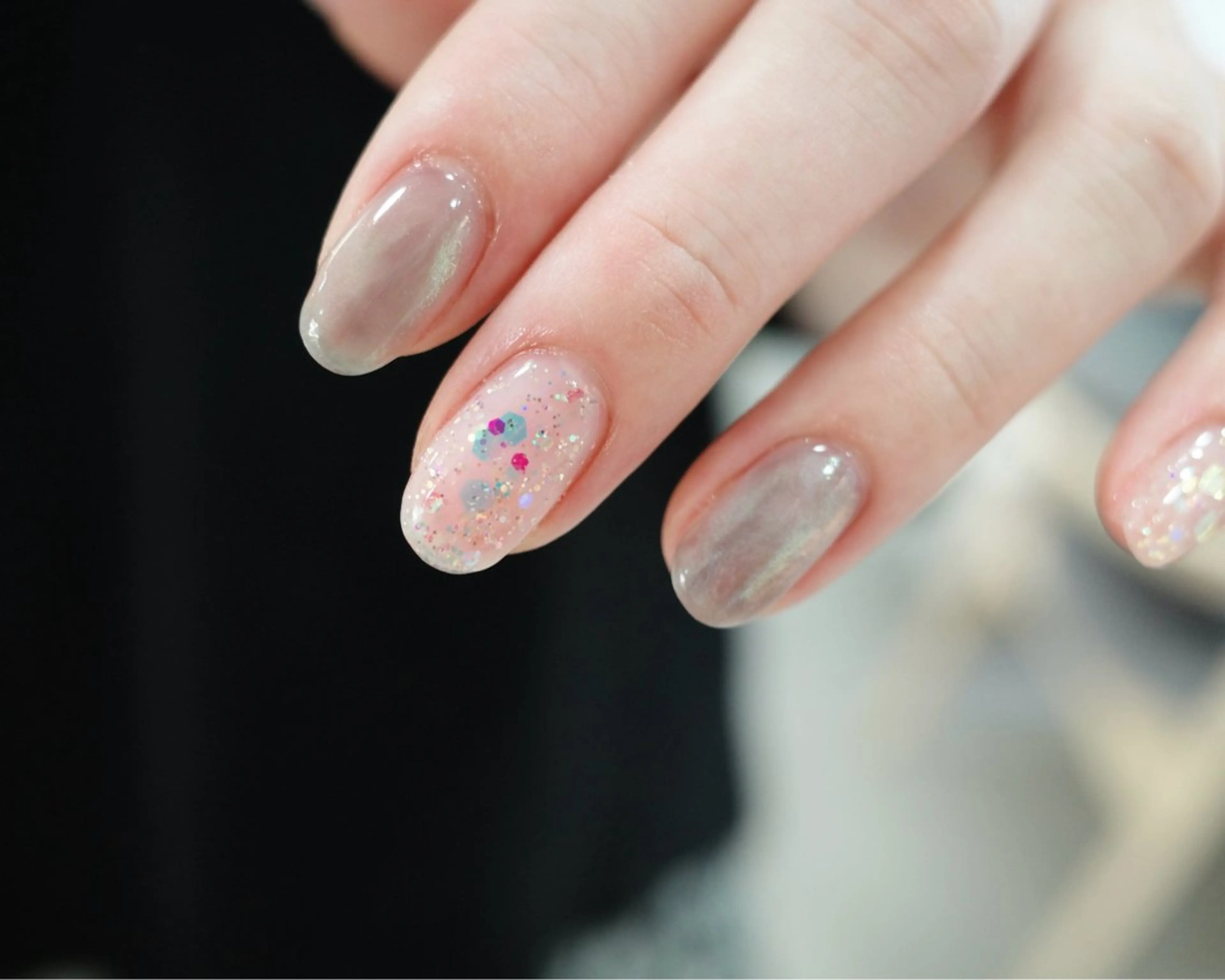 ネイル クリアネイル sösö nailのネイルデザイン
