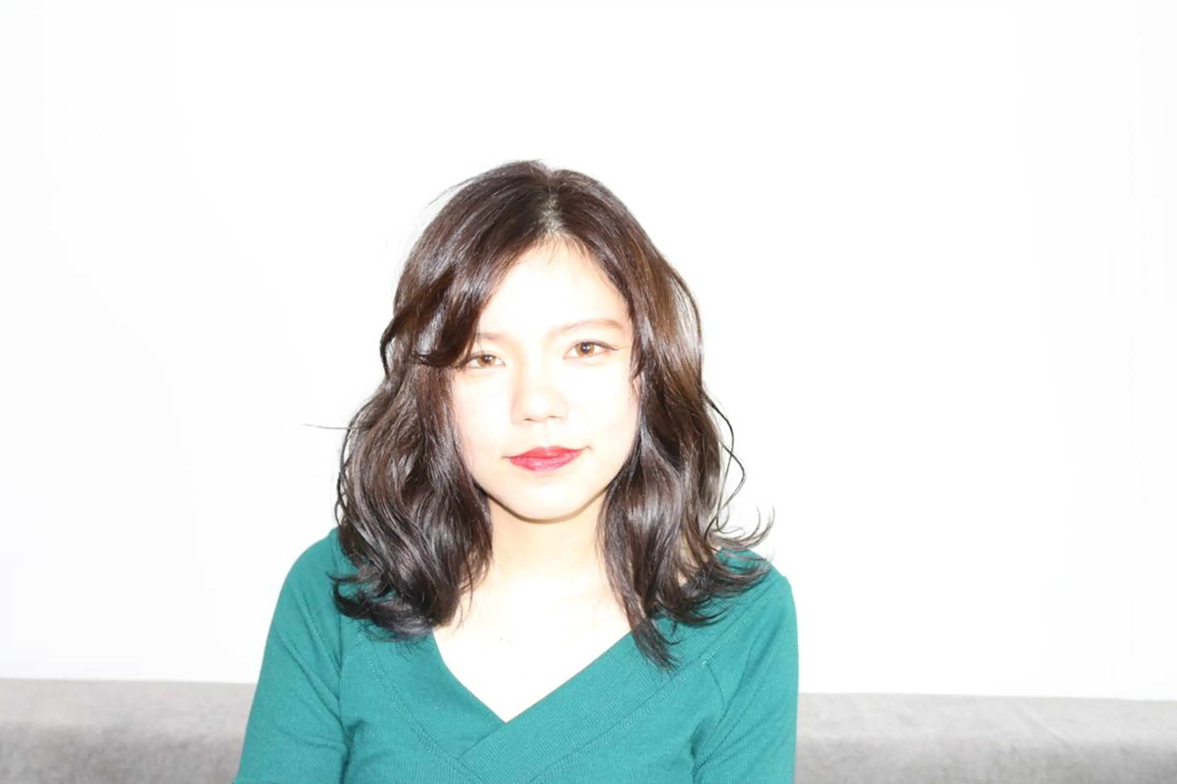 セミロング 落合 優太のヘアスタイル