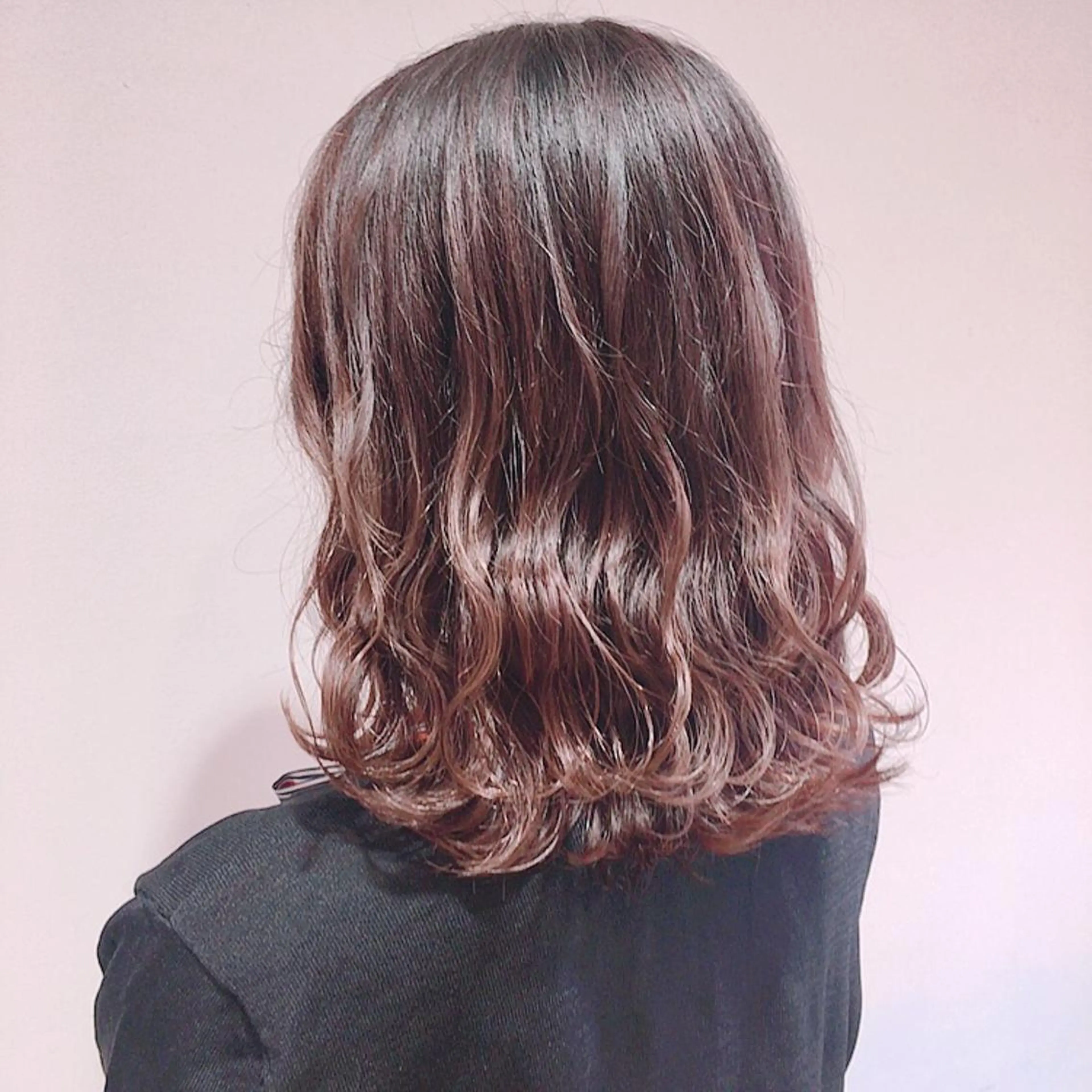 ミディアム カラー 韓国風ヘア✻透明感 カラー✻yukaのヘアスタイル