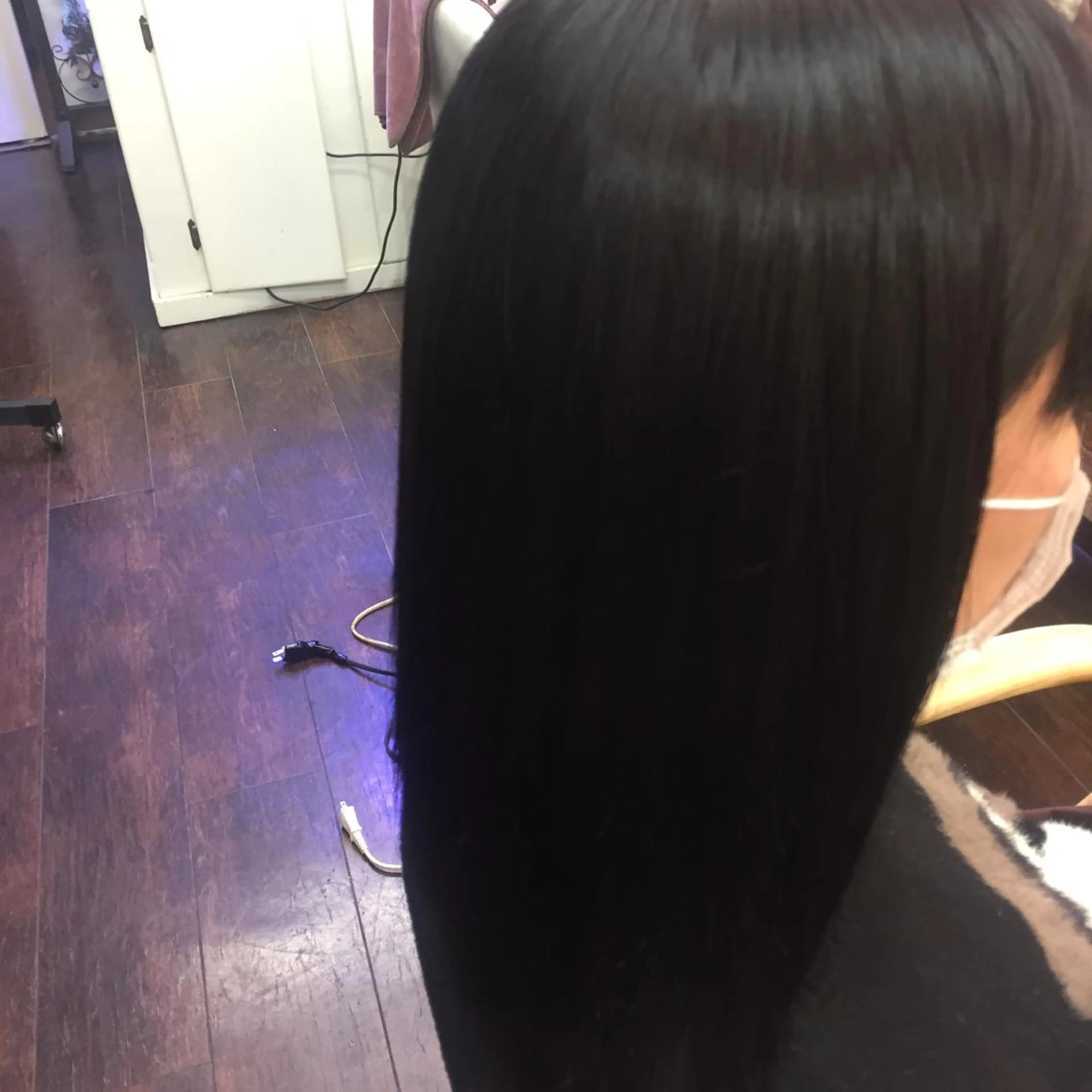 セミロング カラー 桧山 真のヘアスタイル