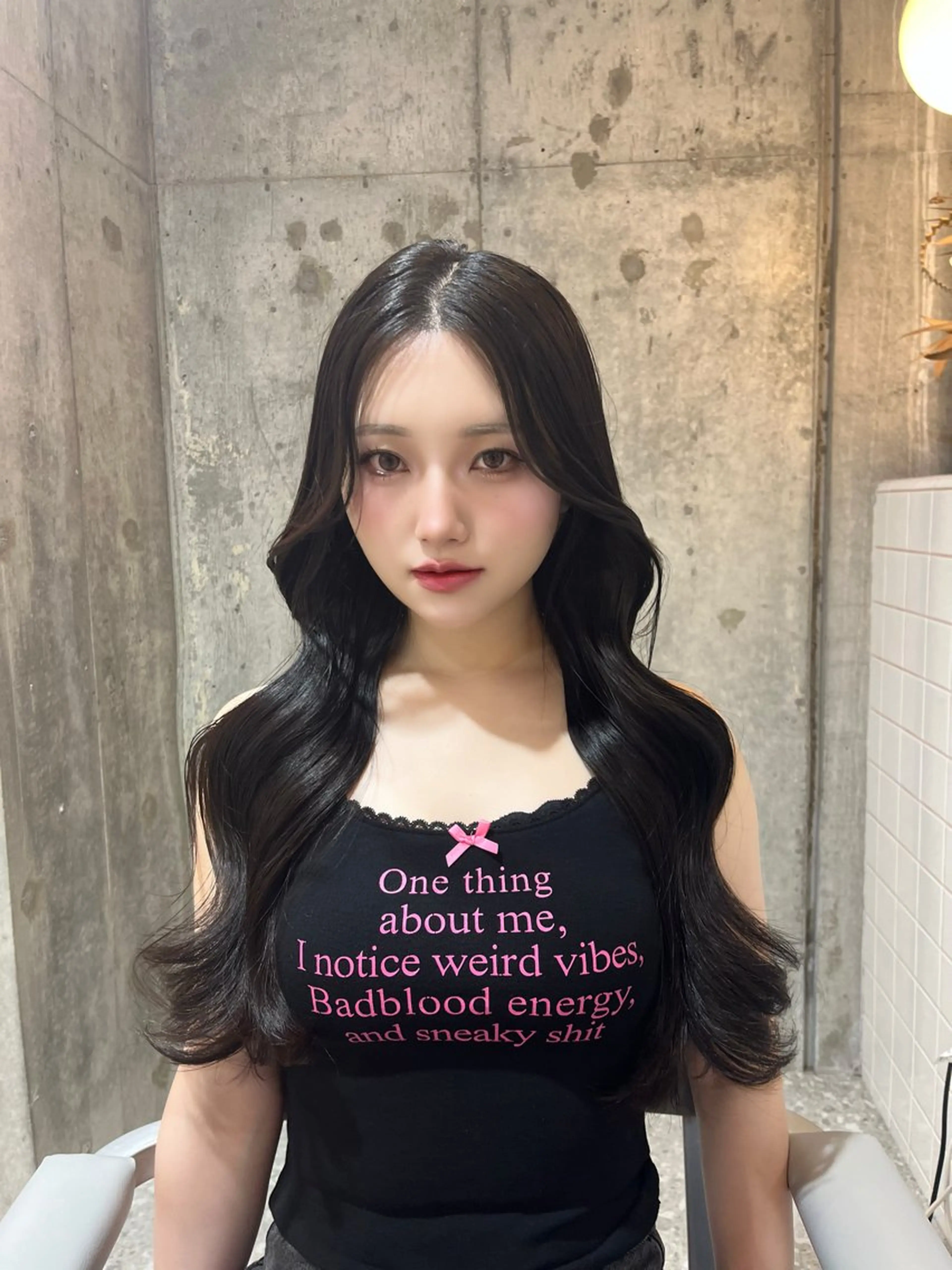 ロング カラー レイヤーカット 新宿🤍Maiのヘアスタイル