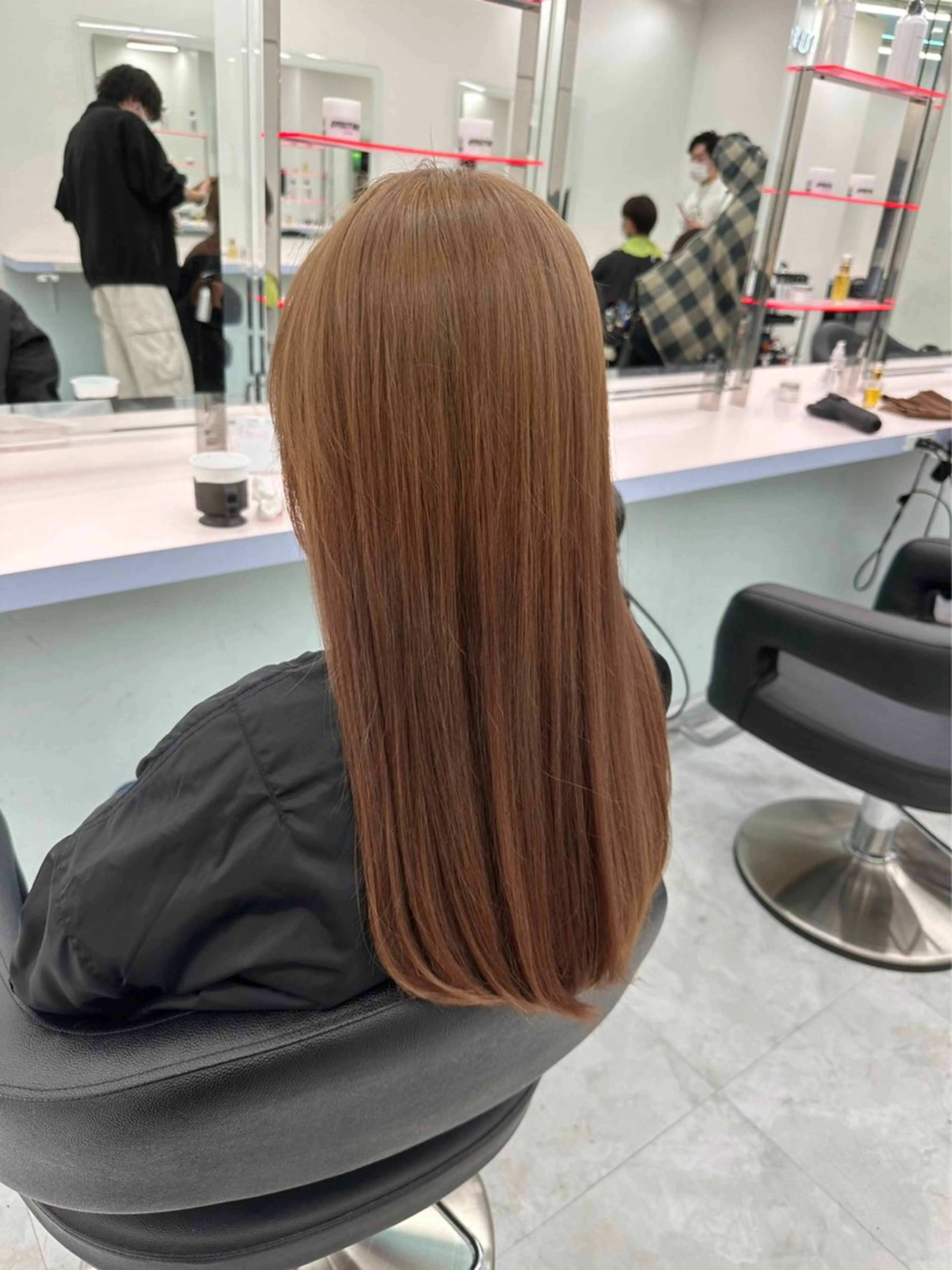 ロング カラー パーマ ヘアアレンジ メンズ 🤍透明感カラー🤍 似合わせ🤍AINEのヘアスタイル