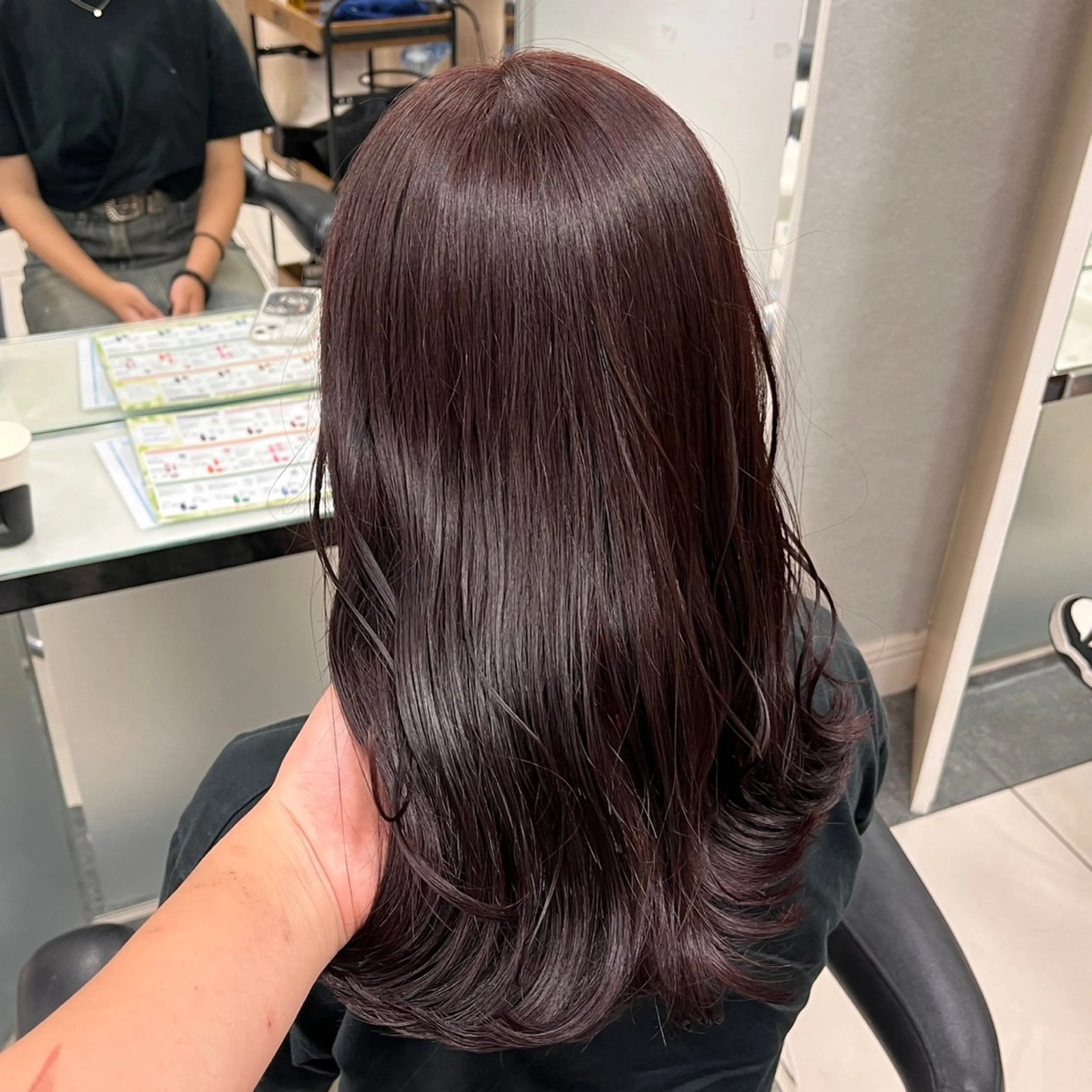 ロング カラー ブリーチ ブリーチなしカラー ヘアカラー mitsuki🎀 ブリーチ/エクステのヘアスタイル