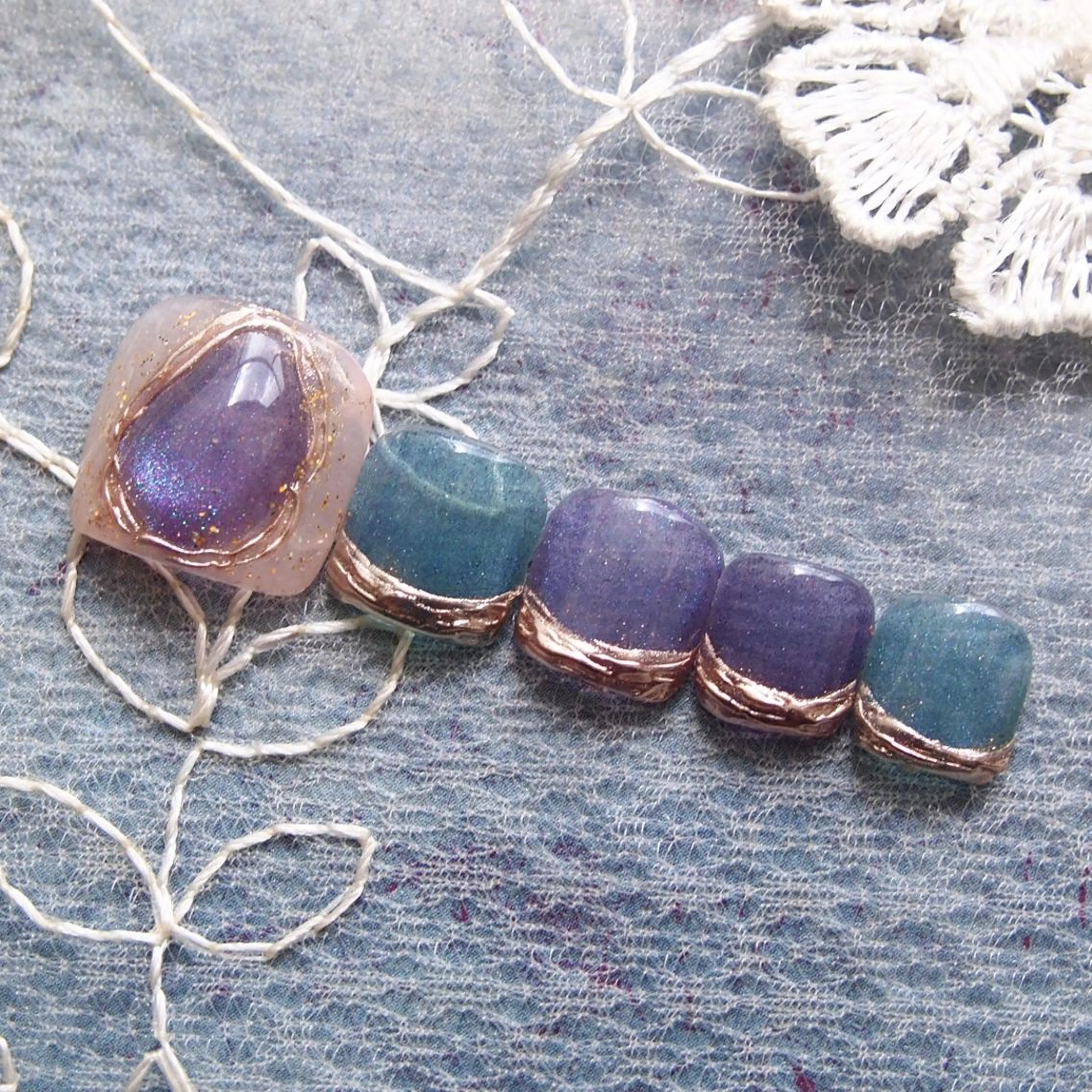 ネイル フットネイル 山田 麻衣のネイルデザイン